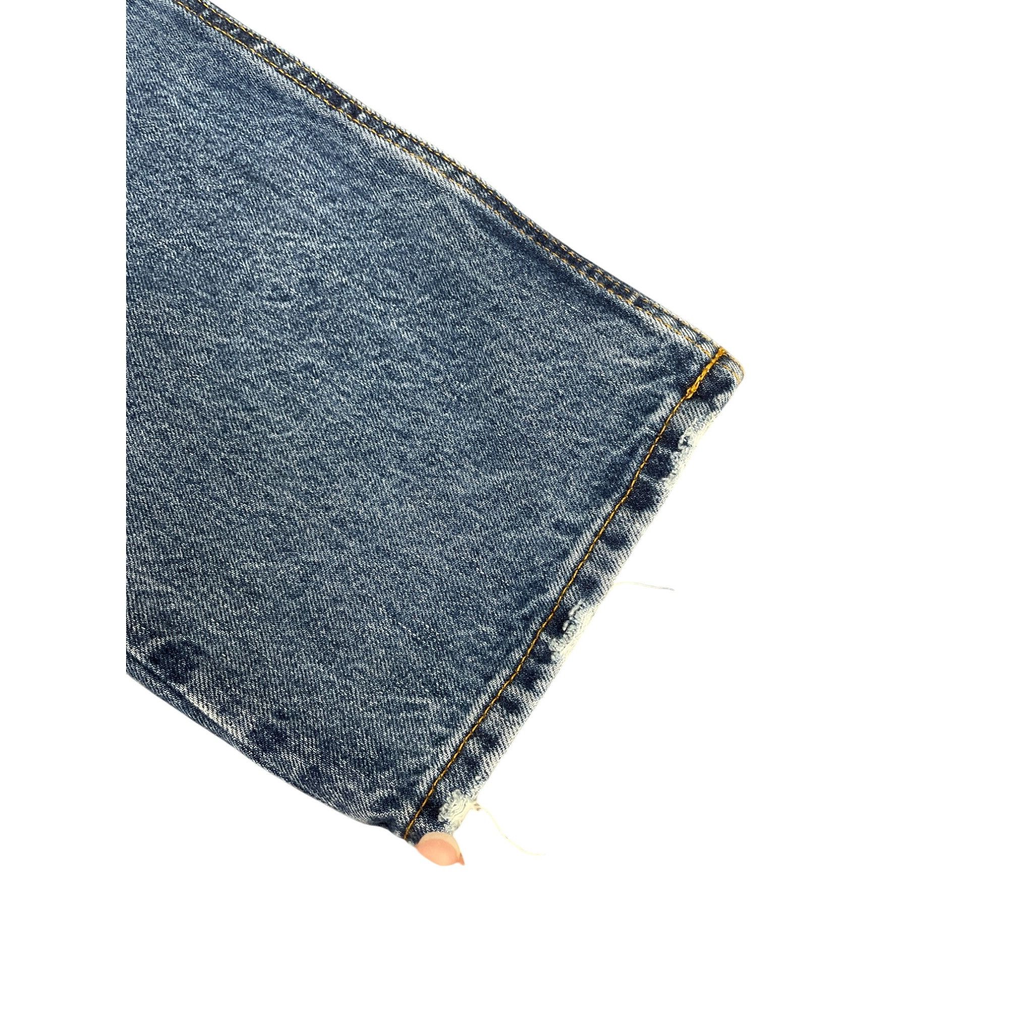 Everlane Everlane Mens Relaxed Straight Fit Blue Denim Jeans size 29R Size US 29 - 11 Thumbnail