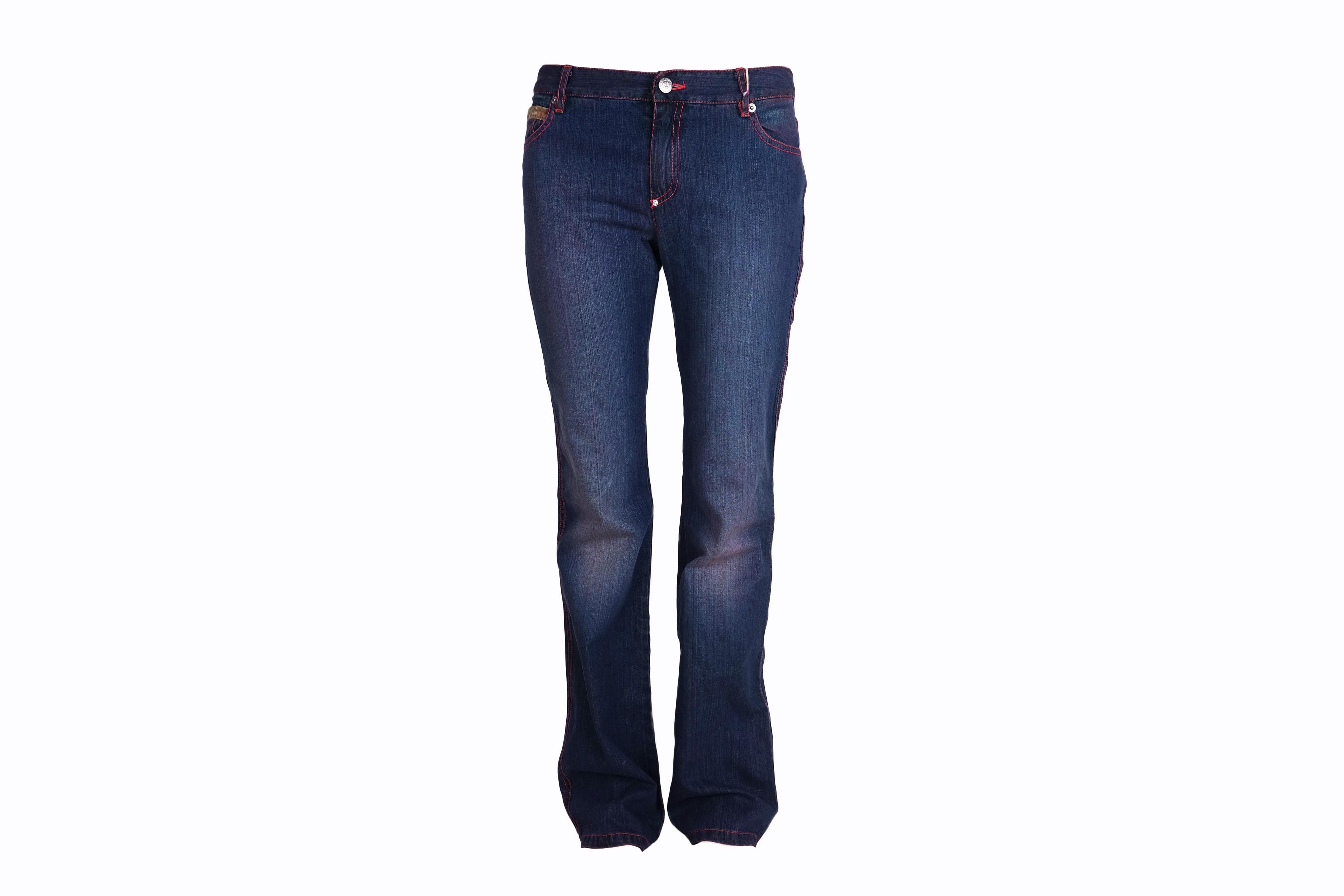 Voyage LT by Voyage Passion Jeans Print Logo Rhinestones Low Rise Size 27" / US 4 / IT 40 - 10 Thumbnail