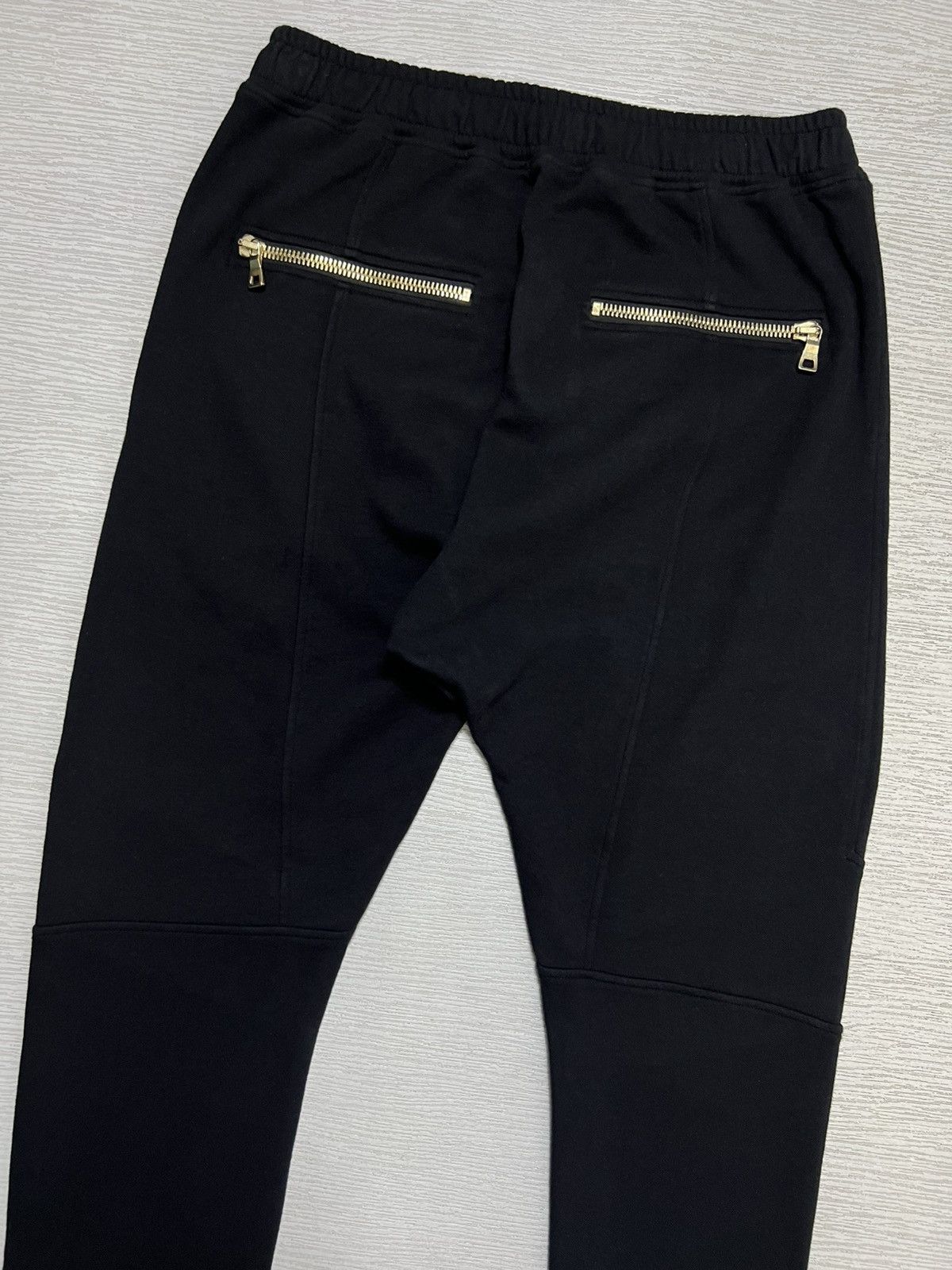 Balmain Balmain - Gold Hardware Biker Sweatpants Size US 30 / EU 46 - 7 Thumbnail