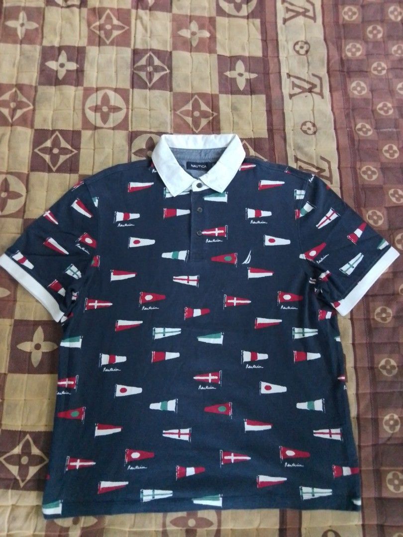 Nautica Nautica Flag Fullprint Polo Tee Size US L / EU 52-54 / 3 - 1 Thumbnail