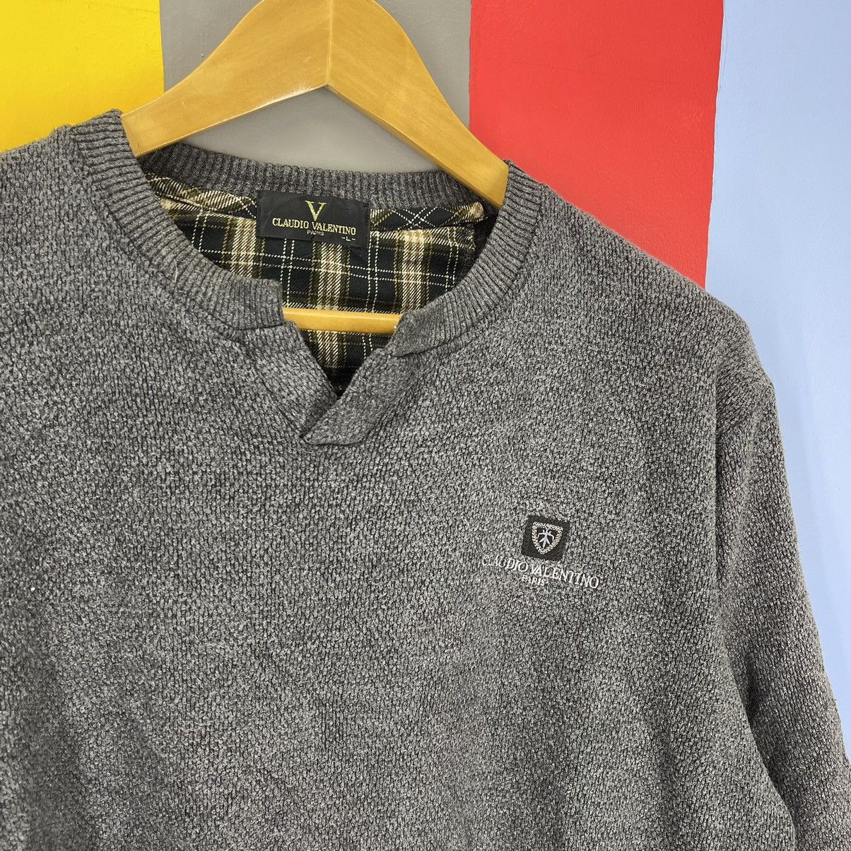 Vintage Vintage CLAUDIO VALENTINO Crew Neck Sweatshirt #1417/AW Size US L / EU 52-54 / 3 - 2 Thumbnail