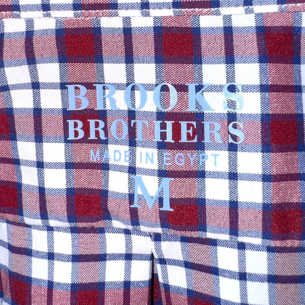 Brooks Brothers NWT Brooks Brothers Red & Navy Performance S/S Button Down M Size US M / EU 48-50 / 2 - 2 Thumbnail