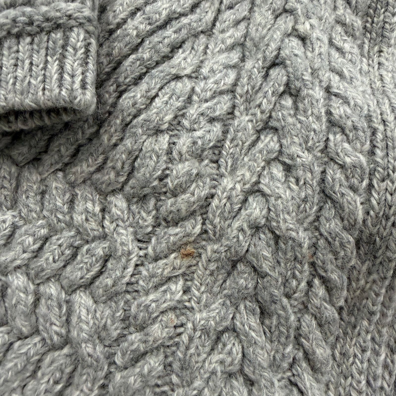 Other Original Aran Co Knit Coat Cardigan XS 100% Merino Wool Size XS / US 0-2 / IT 36-38 - 4 Thumbnail