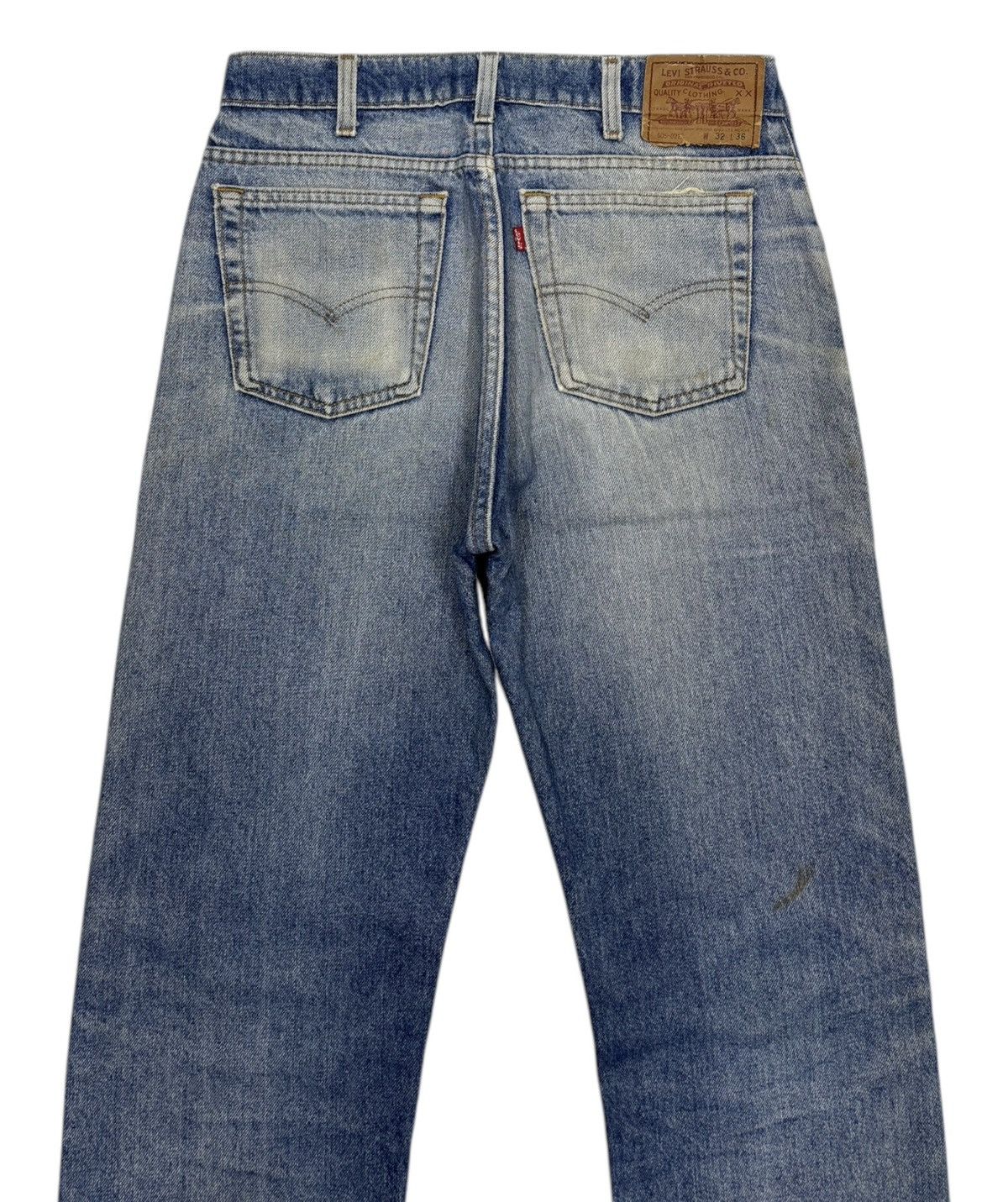 Levi's × Vintage 🔥Vintage Levis 505 Blue Wash Distressed Denim Jeans Size US 30 / EU 46 - 6 Thumbnail