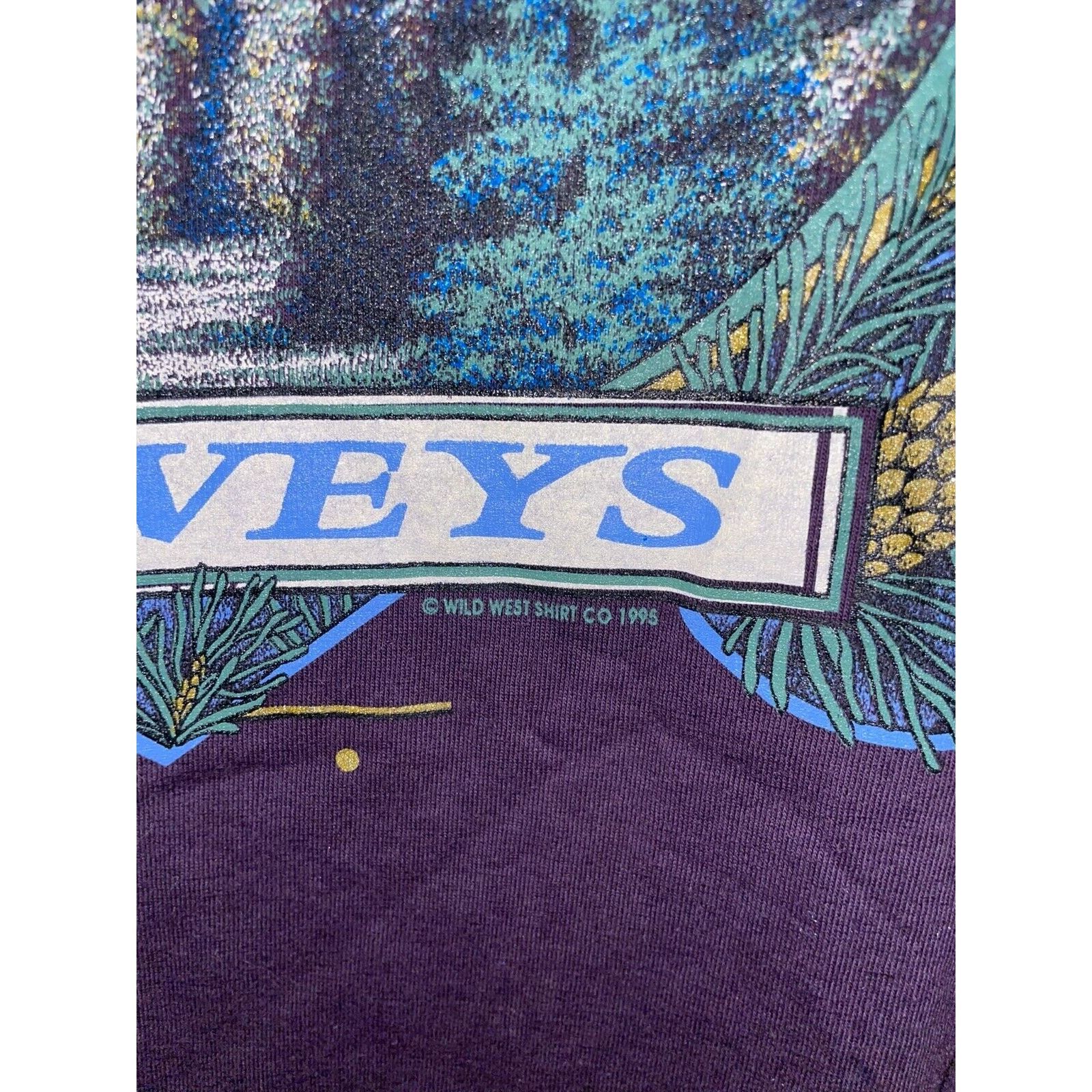 Jerzees Vintage Lake Tahoe Shirt Harveys Tee USA 90s Graphic Large Size US L / EU 52-54 / 3 - 12 Thumbnail