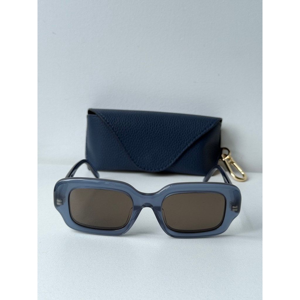Loewe NEW Loewe LW40158F Rectangular Sunglasses in Blue Size ONE SIZE - 2 Thumbnail