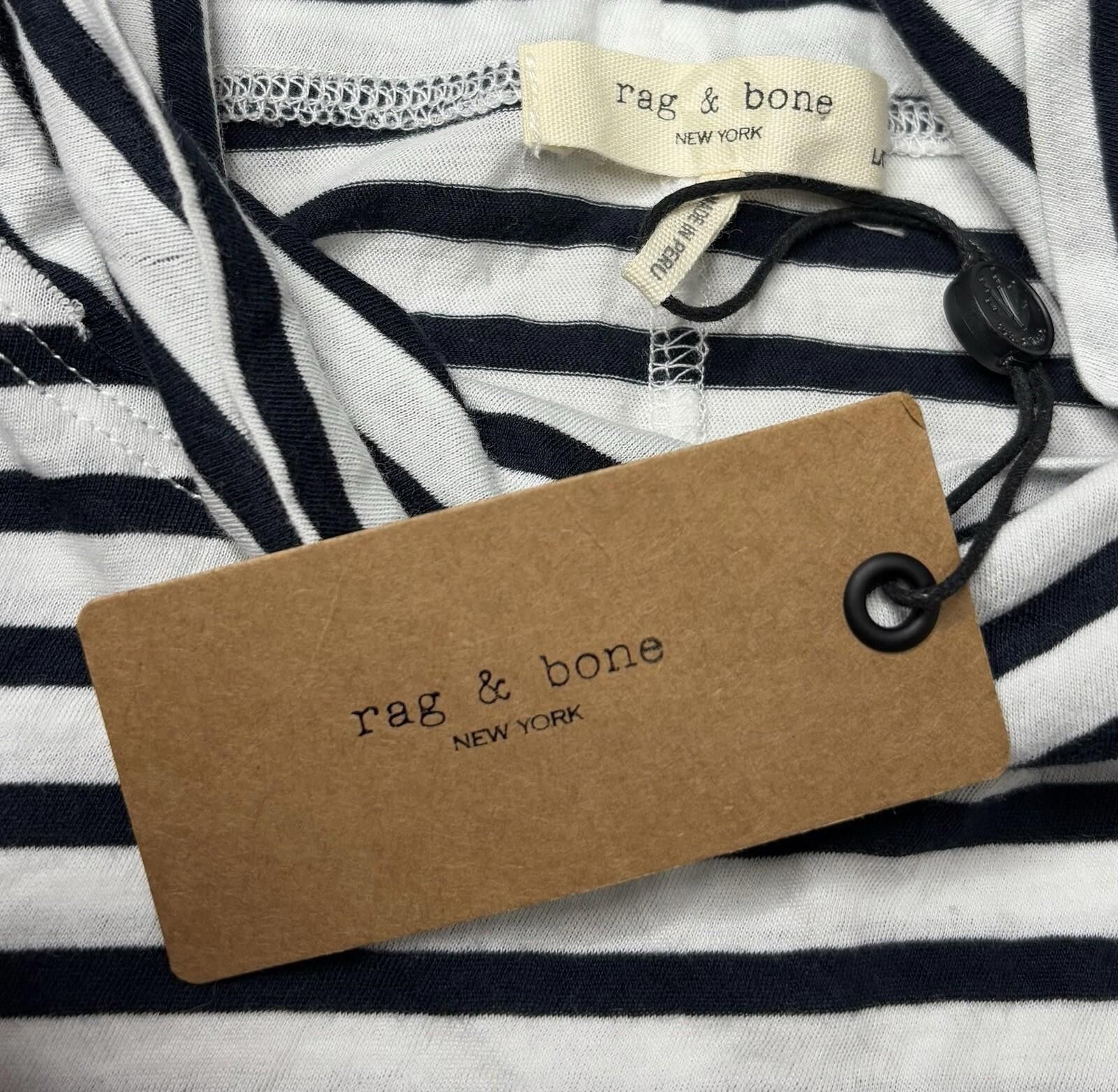 Rag & Bone Rag & Bone Top Women's Large Gaia Organic Pima Cotton $155 Size L / US 10 / IT 46 - 2 Thumbnail