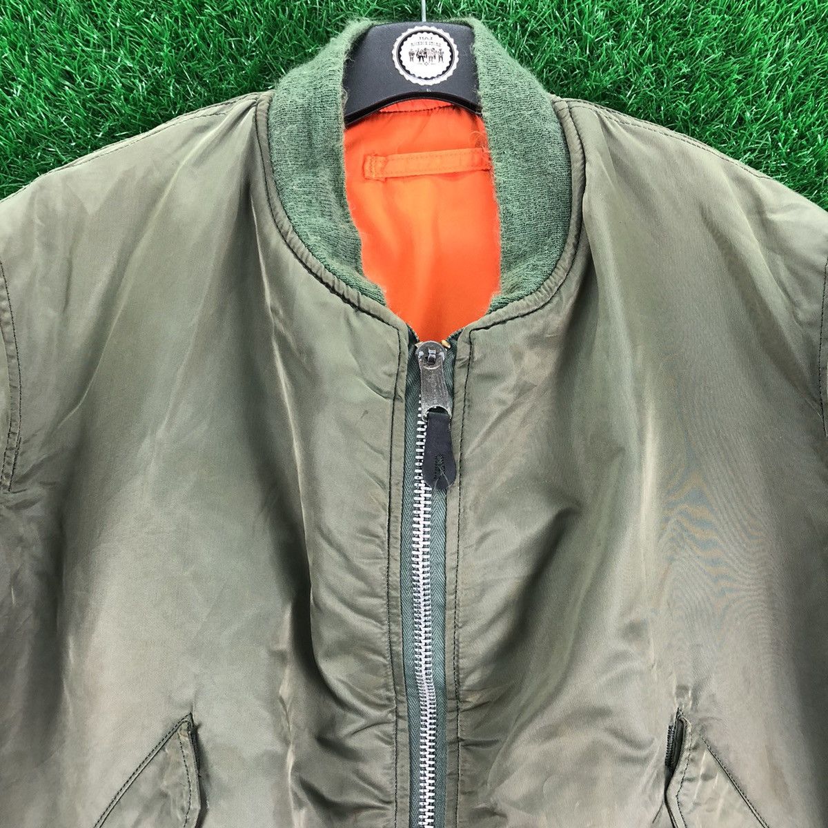 Alpha Industries Vintage 80's Bomber Jacket Reversible by Alpha Industries Size US L / EU 52-54 / 3 - 9 Thumbnail