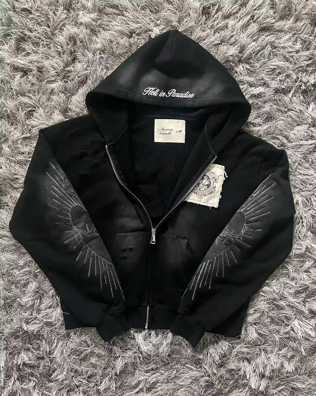Japanese Brand × Vintage hell in paradise street hoodie Size US L / EU 52-54 / 3 - 3 Thumbnail