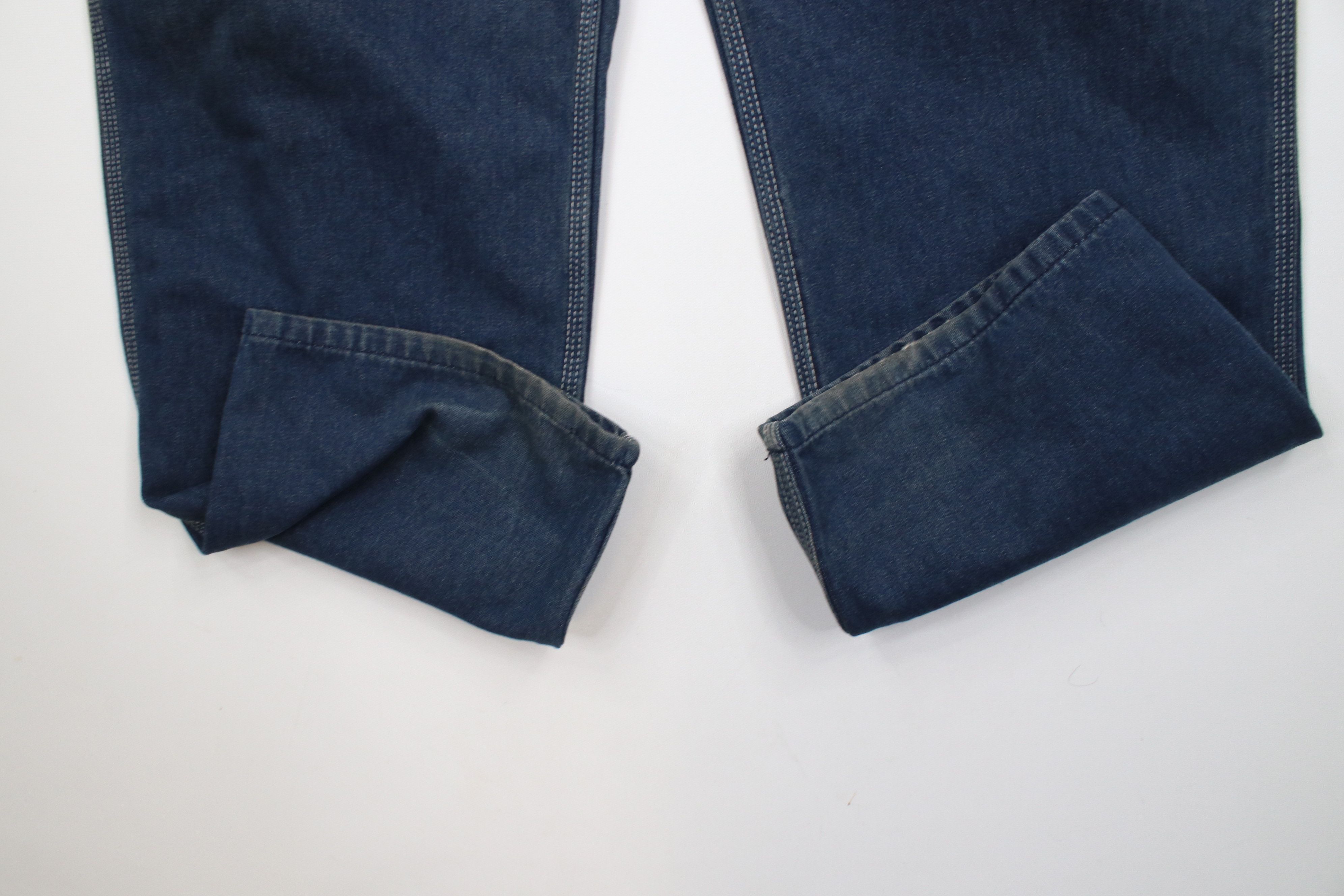Vintage Vintage 90s Streetwear Wide Leg Dungaree Denim Jeans Blue Size US 40 / EU 56 - 5 Thumbnail
