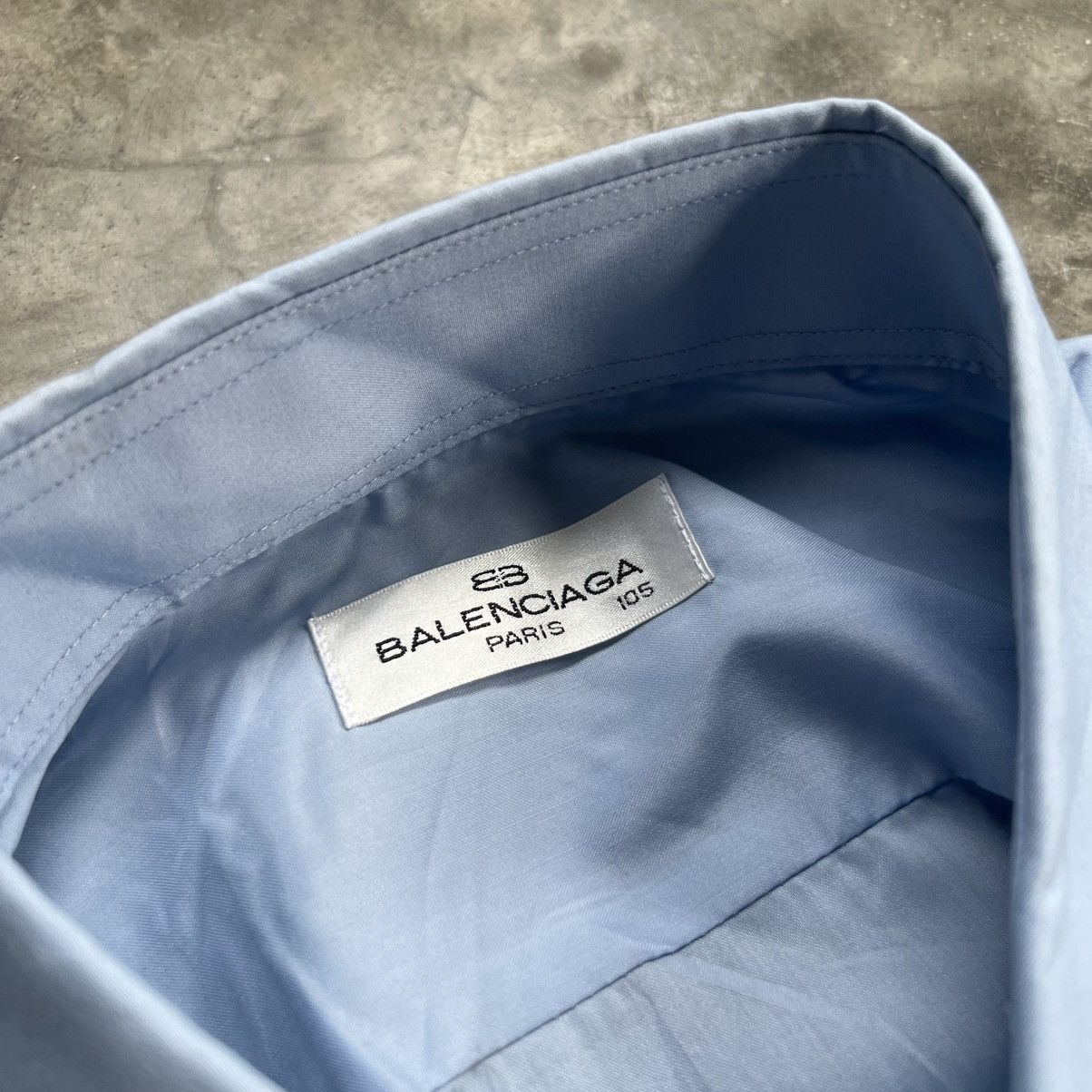 Balenciaga 90s Balenciaga Long Sleeve Button up Shirt Size US XL / EU 56 / 4 - 6 Thumbnail