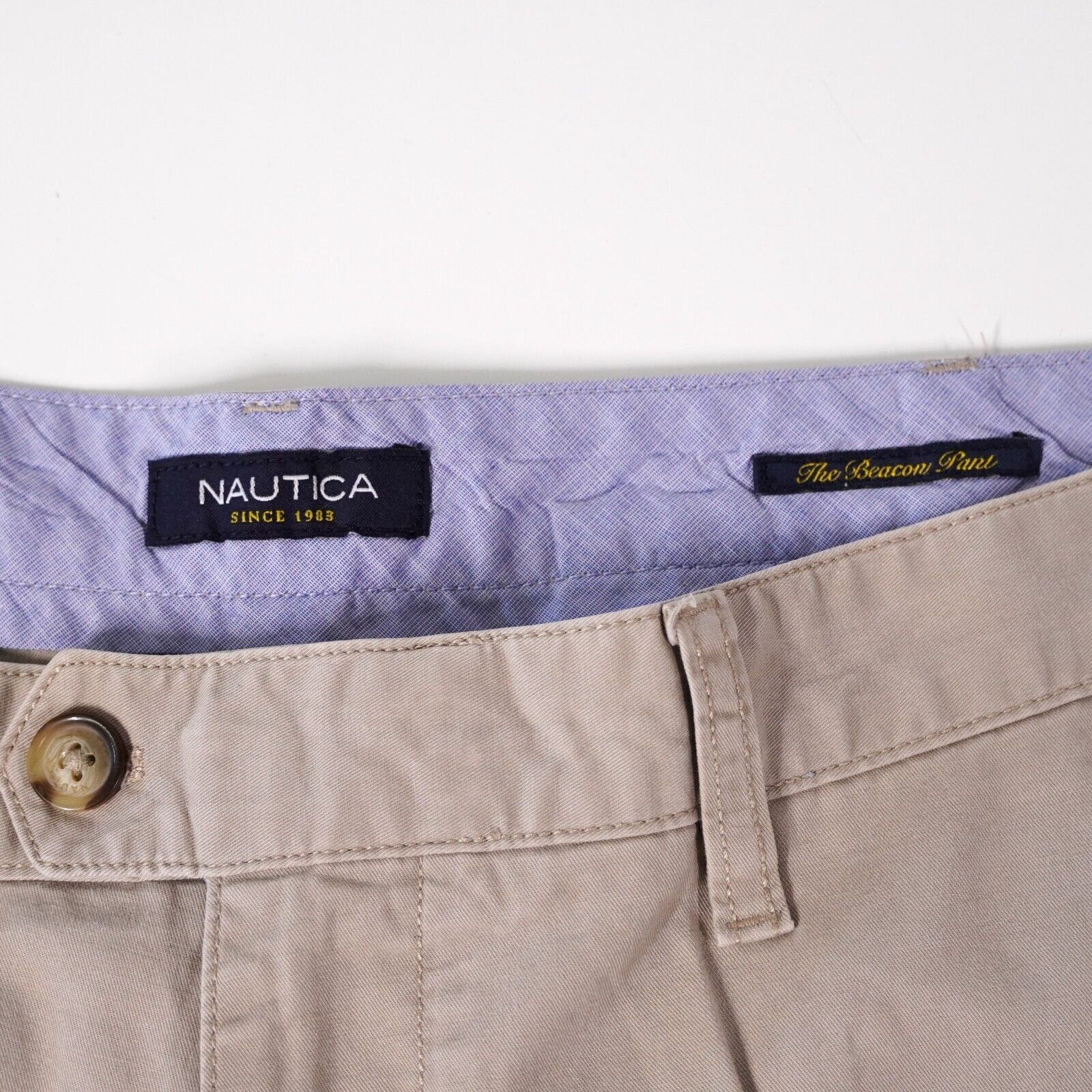 Nautica Nautica Cotton Trouser Straight Slacks Casual Khaki Pants Size US 36 / EU 52 - 5 Thumbnail