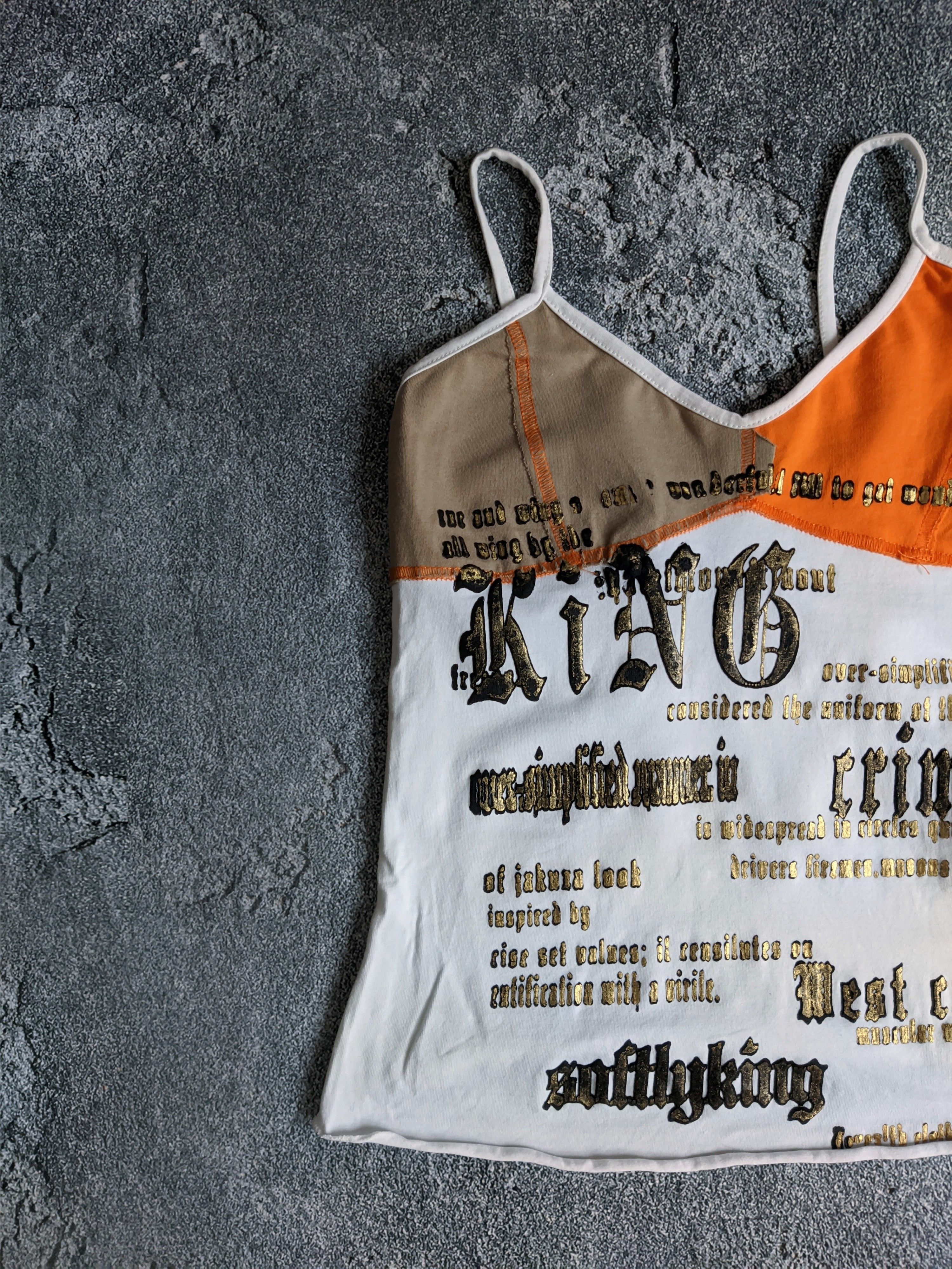 Vintage y2k vintage tank top avant garde preppy Size M / US 6-8 / IT 42-44 - 2 Thumbnail