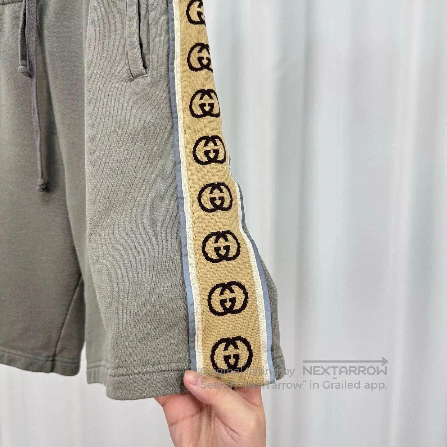 Gucci Gucci GG Embroidered Logo Shorts. Size US 31 - 4 Thumbnail