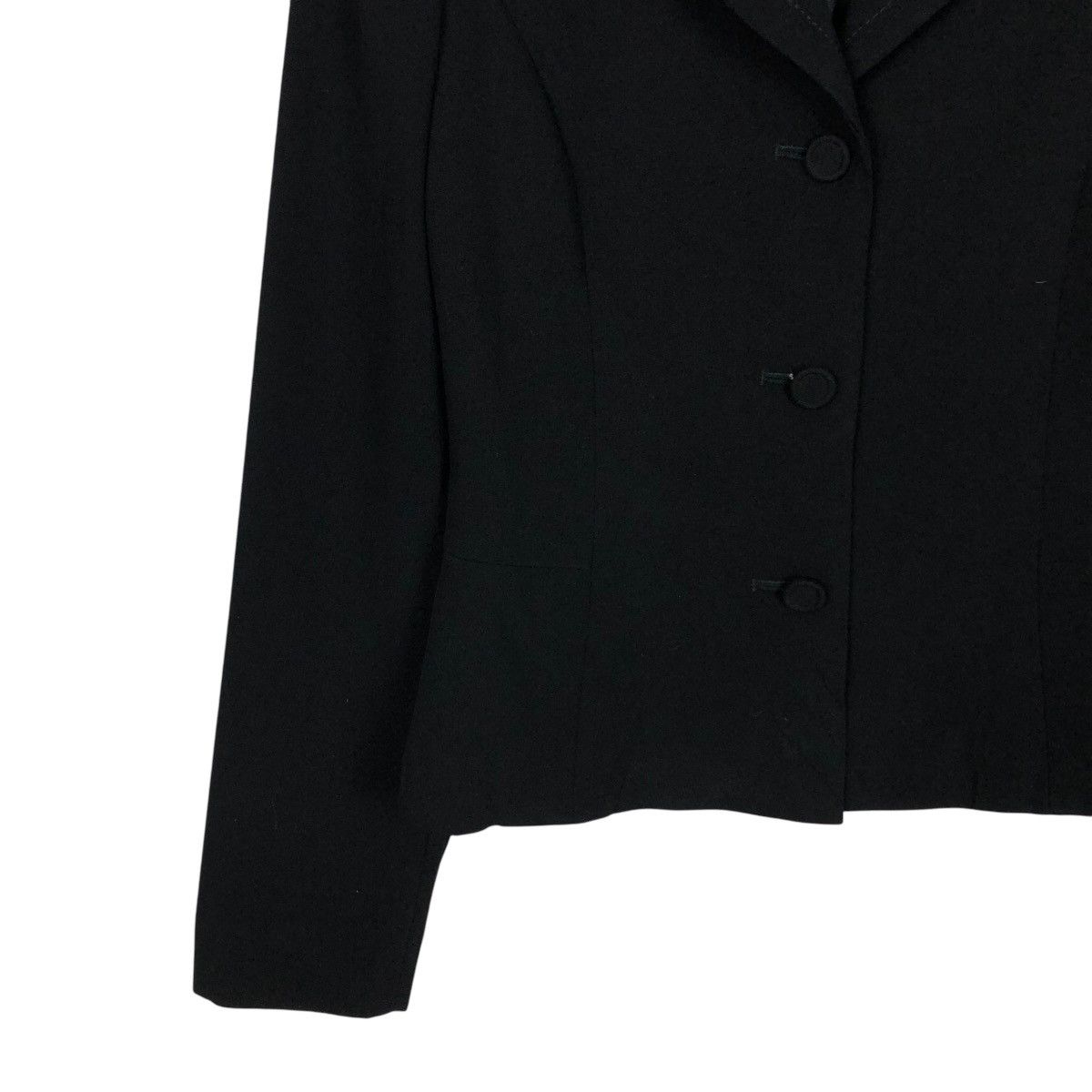 Japanese Brand 🔥CROPPED WOOL JACKET ATSUKI ONISHI NOIR YOHJI YAMAMOTO Size M / US 6-8 / IT 42-44 - 6 Thumbnail