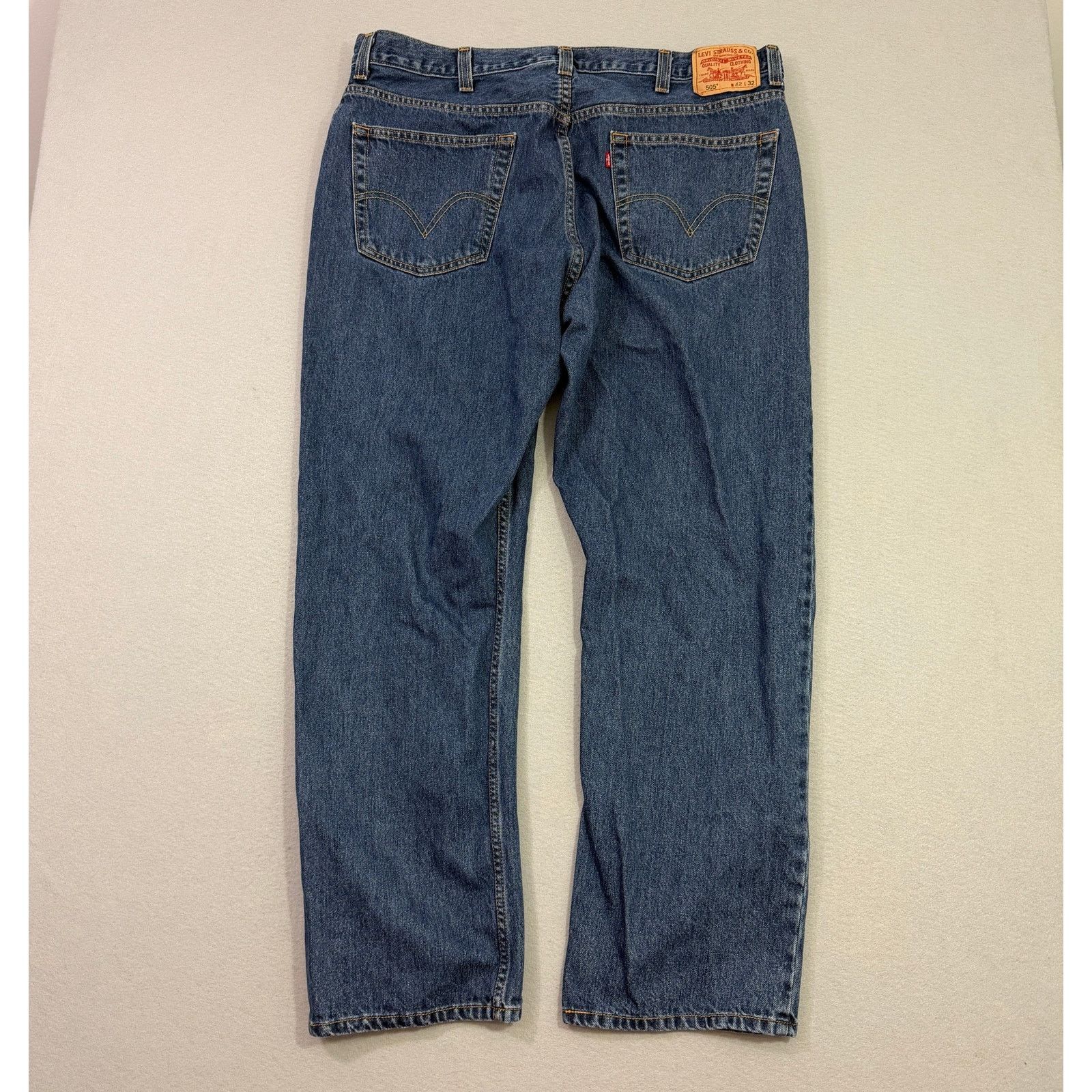 Levi's Vintage Levis 505 Jeans Men's 42x32 Blue Denim Regular Fit Size US 42 / EU 58 - 7 Thumbnail
