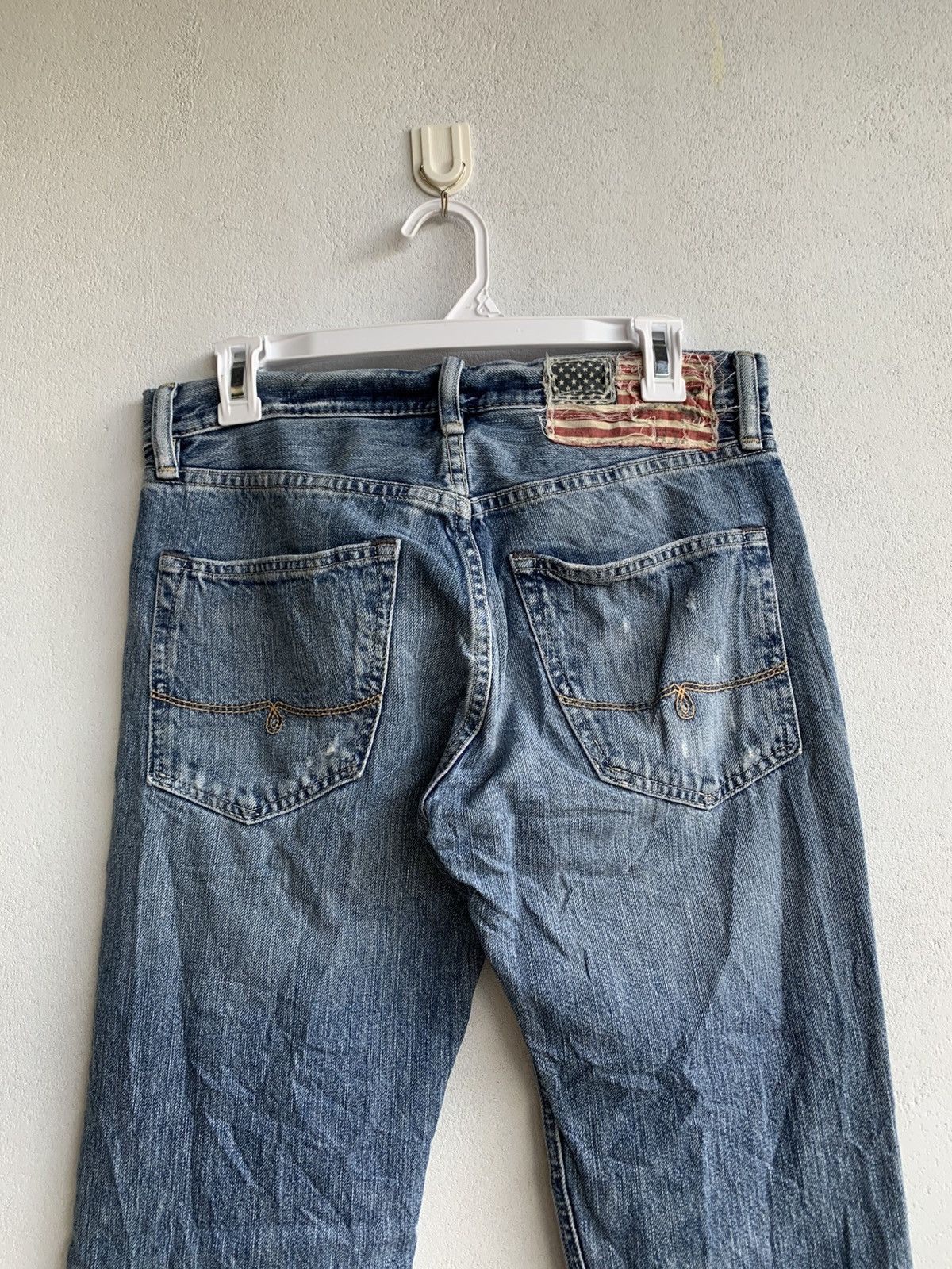 RRL Ralph Lauren × Ralph Lauren × Vintage Vintage RRL Japanese Denim Distressed Size US 30 / EU 46 - 3 Thumbnail