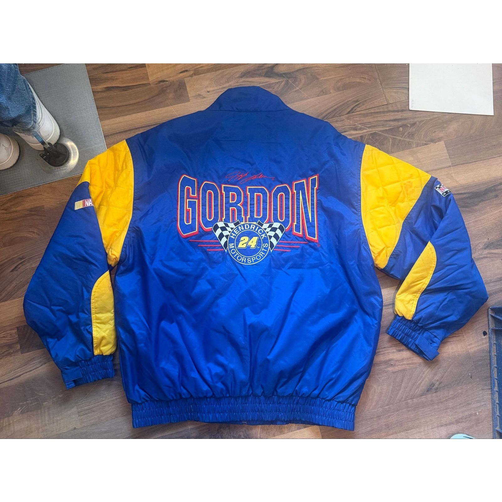 Nutmeg Vintage Jeff Gordon Nutmeg Jacket Size L Nascar Puffer Size US L / EU 52-54 / 3 - 6 Thumbnail