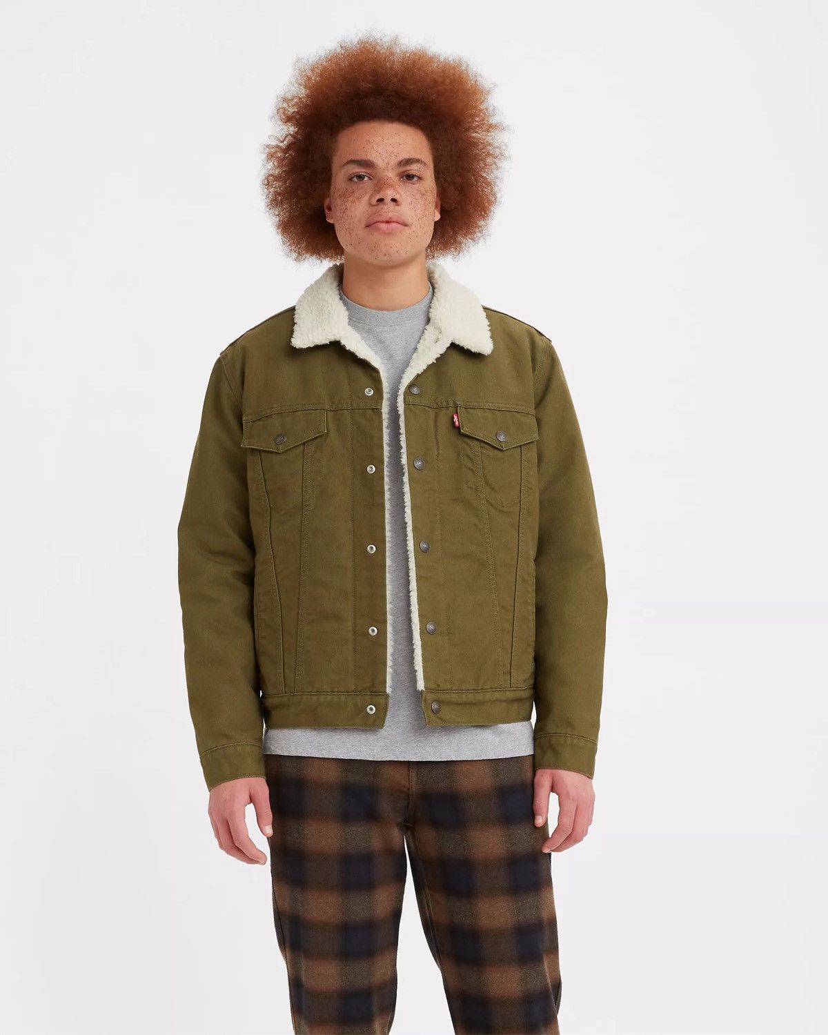 Levi's Levis Sherpa Trucker Jacket Size US M / EU 48-50 / 2 - 1 Thumbnail