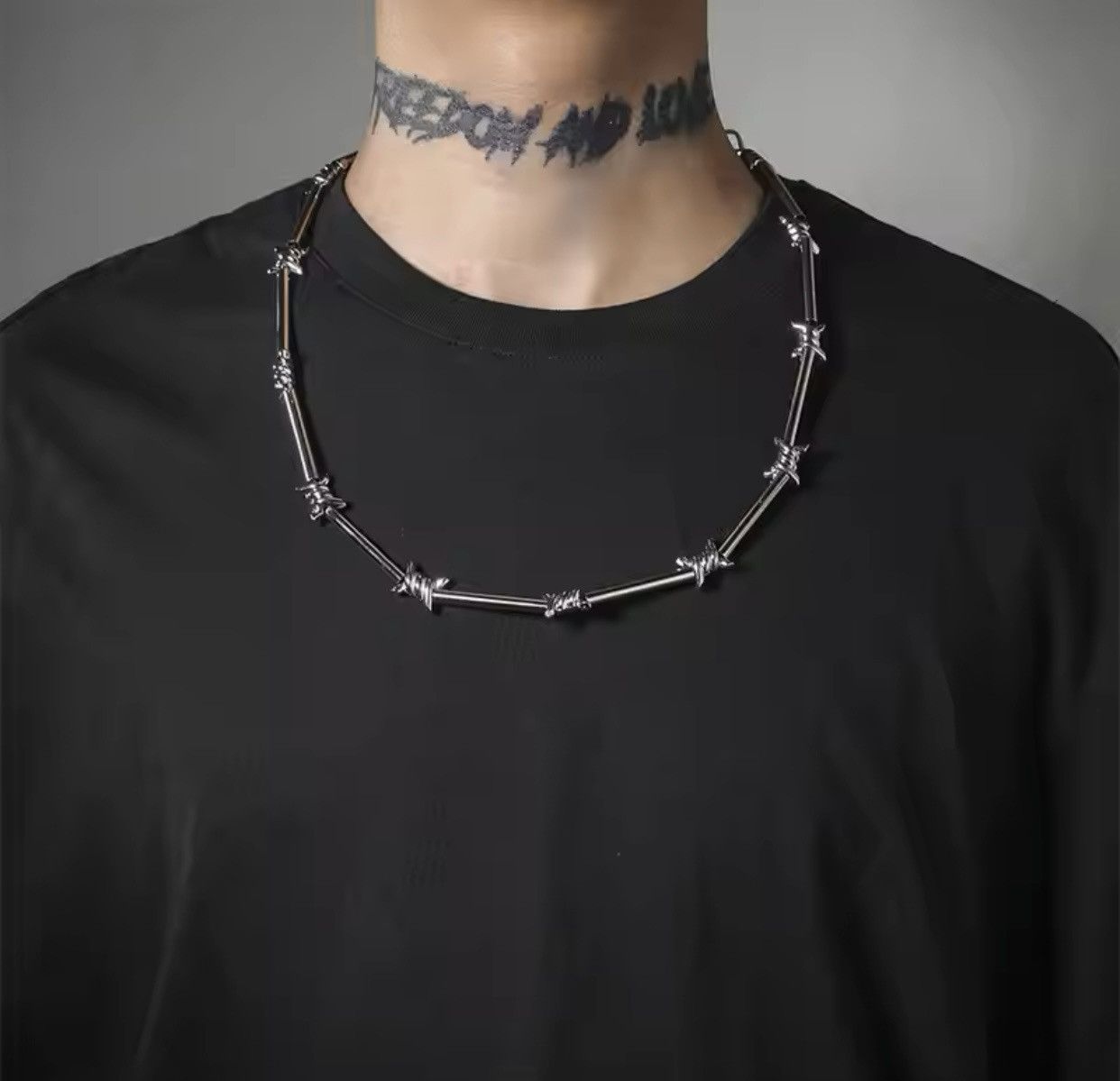 Handmade Chunky Unisex Barbed wire Wallet Pants Belt Chain Size ONE SIZE - 2 Thumbnail