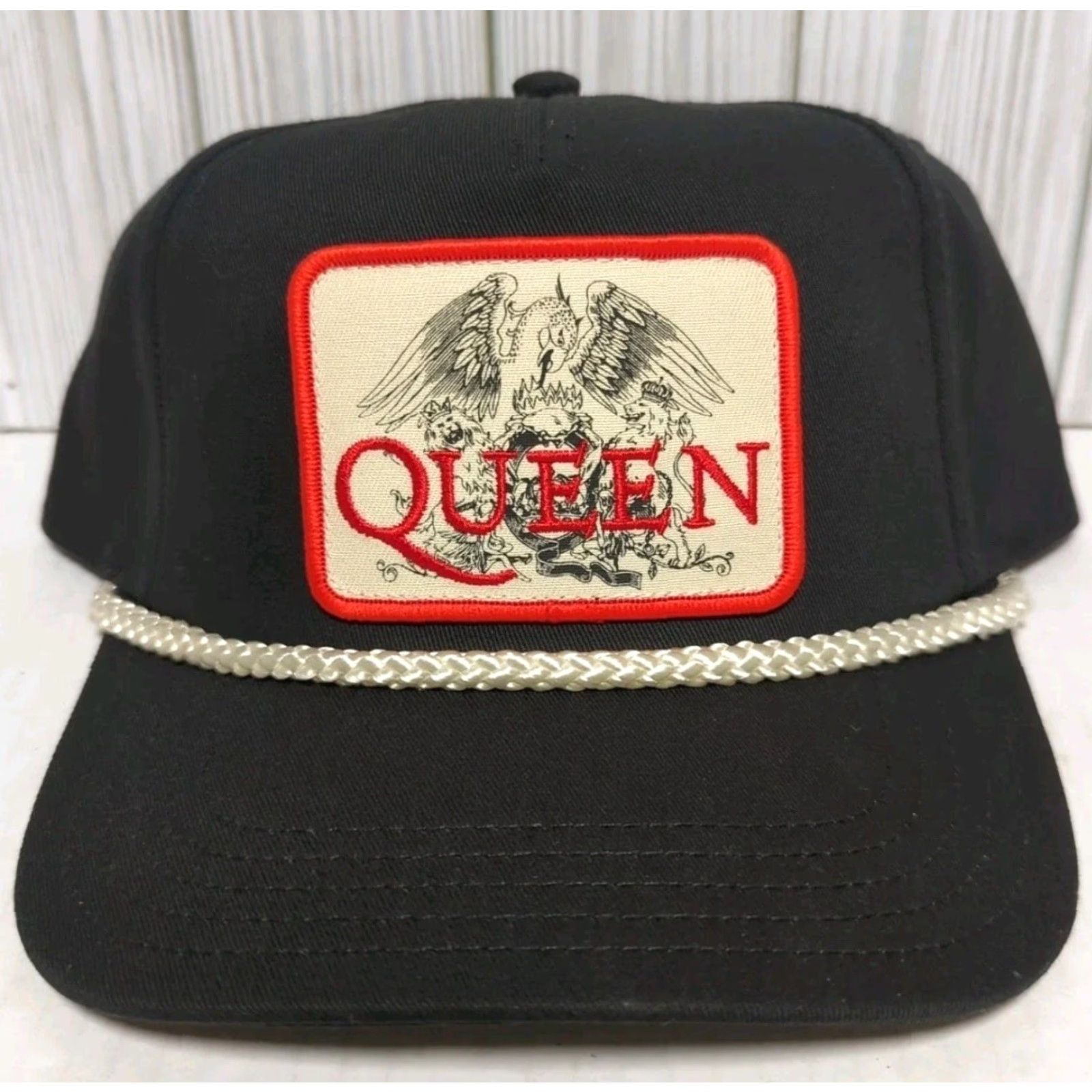 American Needle American Needle Queen Hat Cap Snap Back Band Concert Tour Black Rope Trucker One Size Men Snapback Adjustable Breathable Cap Size ONE SIZE - 2 Thumbnail