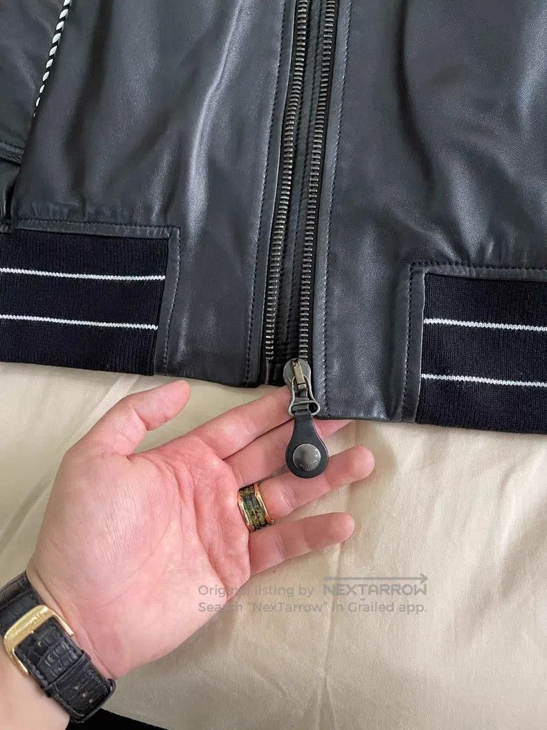 Givenchy Givenchy Leather Jacket (Size 52, Chest 114, Length 66) Size US XL / EU 56 / 4 - 3 Thumbnail
