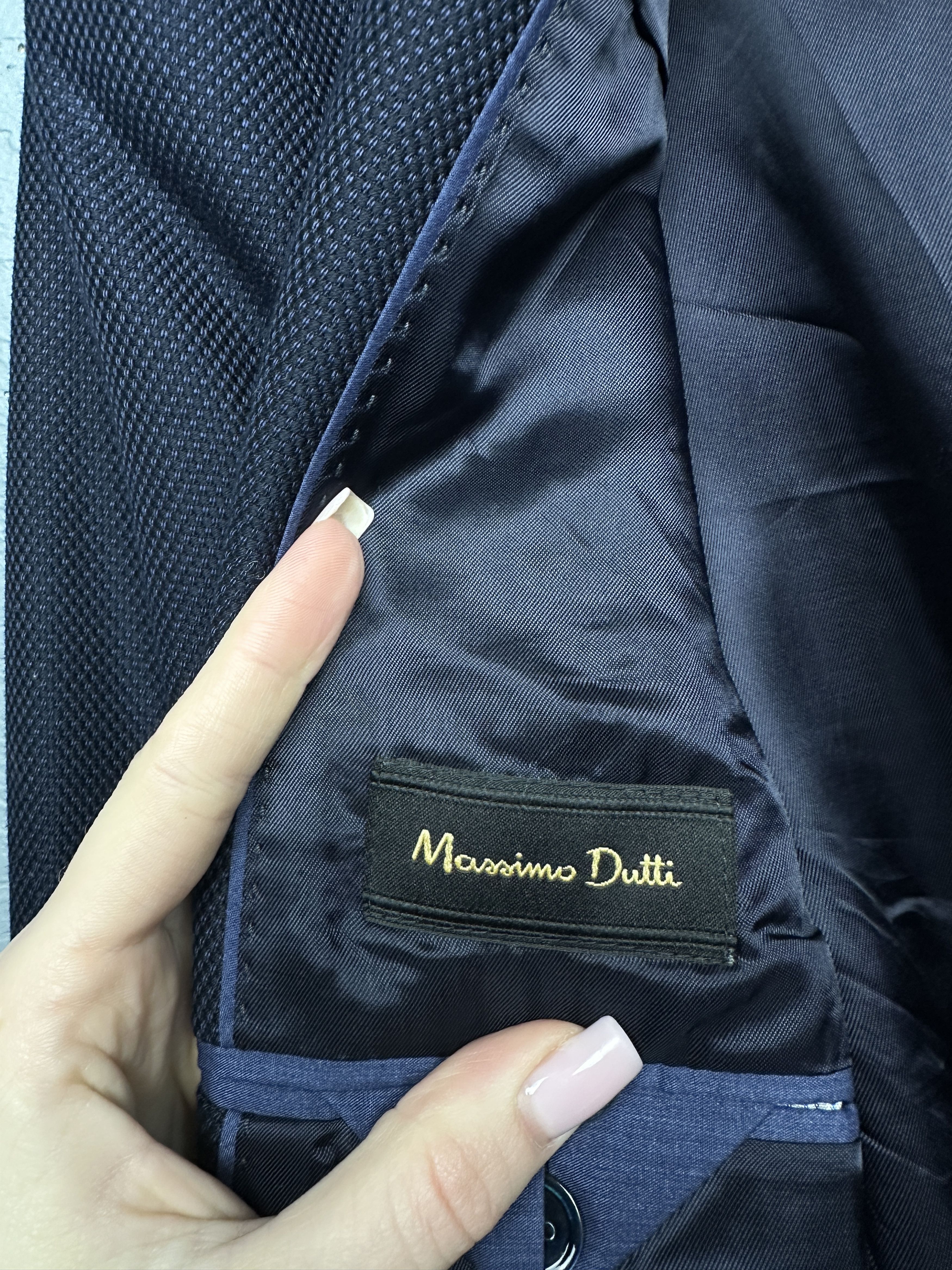 Massimo Dutti Massimo Dutti Mens Cotton - Wool Blazer Jacket Size US L / EU 52-54 / 3 - 4 Thumbnail