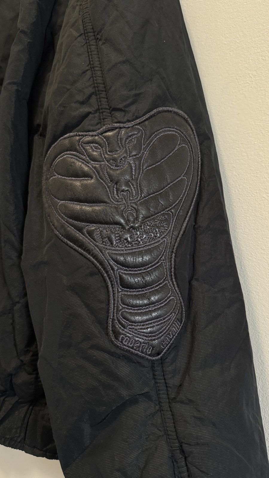 Cavalli Class × Roberto Cavalli × Vintage Class Roberto Cavalli Vintage Bomber Jacket Size US XXL / EU 58 / 5 - 6 Thumbnail