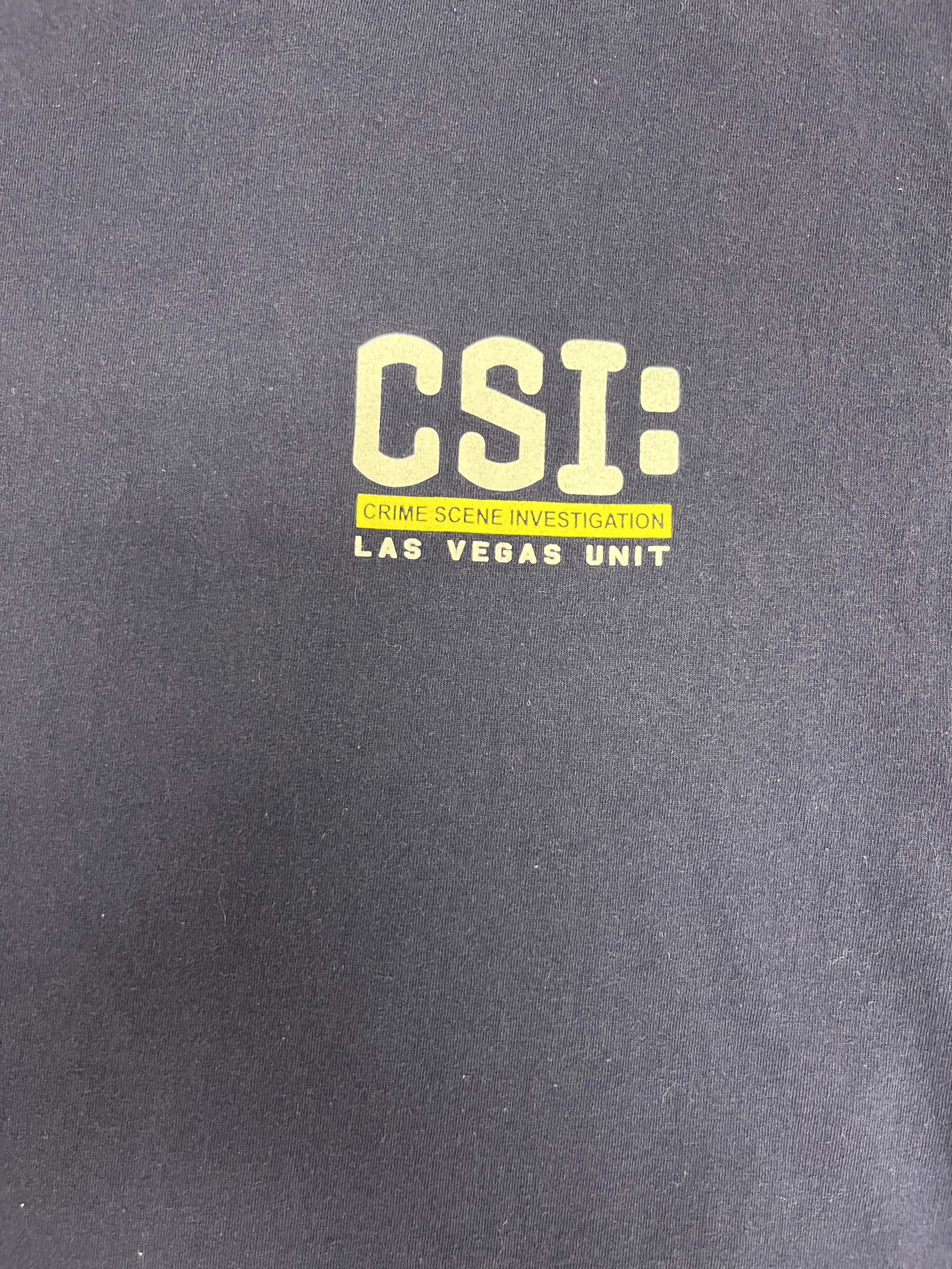 Vintage CSI: Las Vegas Unit Vintage Blue T-Shirt Tee Size US XL / EU 56 / 4 - 2 Thumbnail