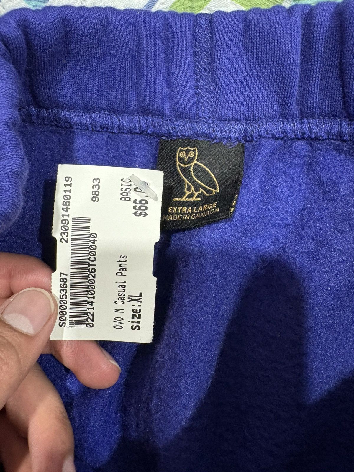 October's Very Own OVO October Firm Blue XL Pants Size US 37 - 2 Thumbnail