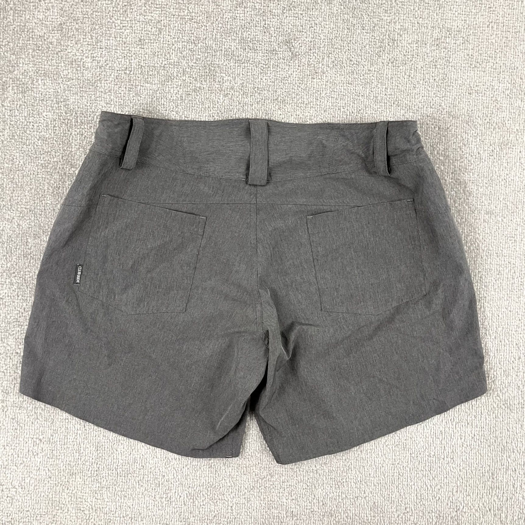 Vintage Club Ride Shorts Adult Mens XL 7" Gray Adjustable Mountain Biking Athletic Gym & Training Cycling Breathable Pockets Stretch Regular Baggy Mens Size US 36 / EU 52 - 7 Thumbnail
