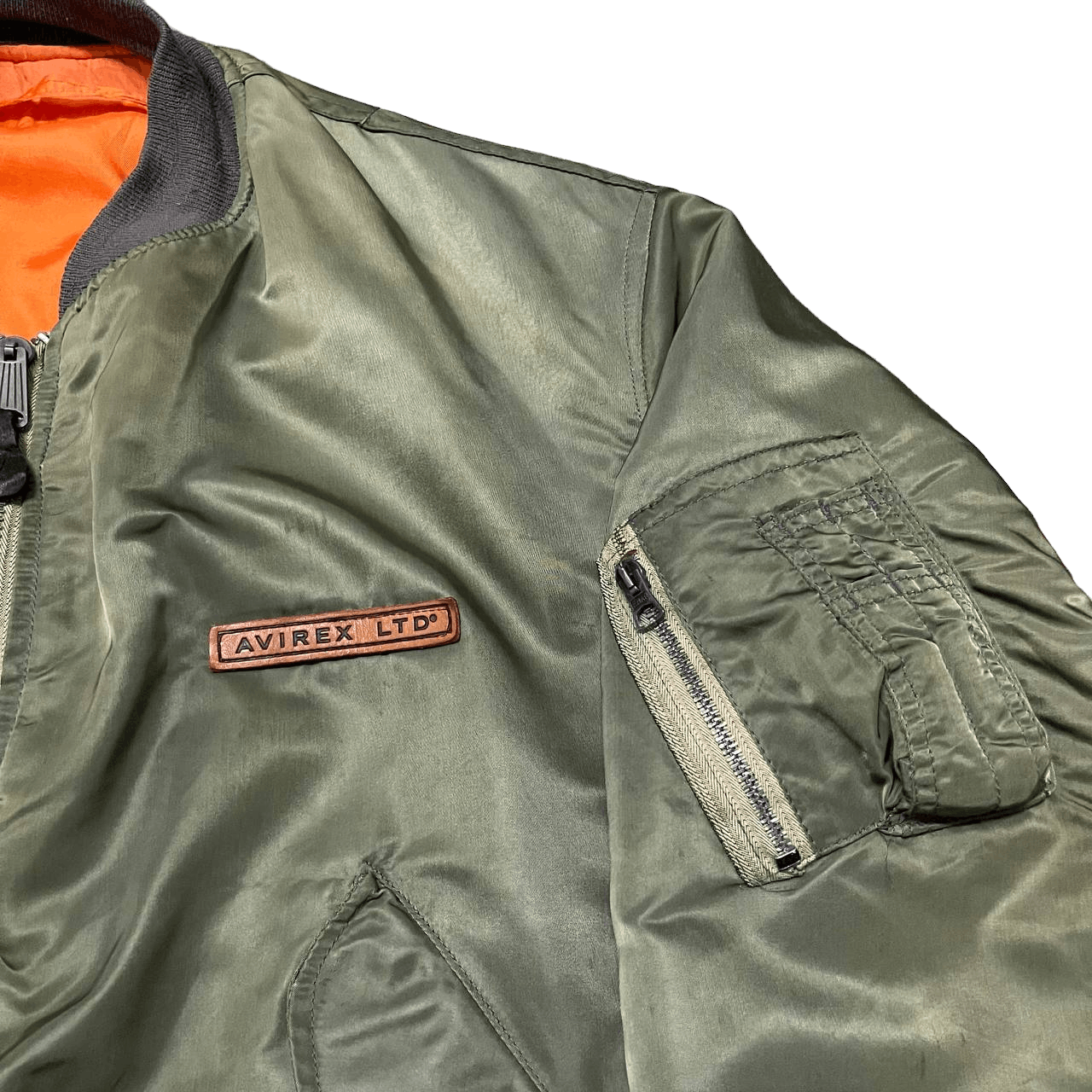 Avirex Vintage Avirex USA Ma1 Military Bomber Jacket USAF Size US XL / EU 56 / 4 - 9 Thumbnail