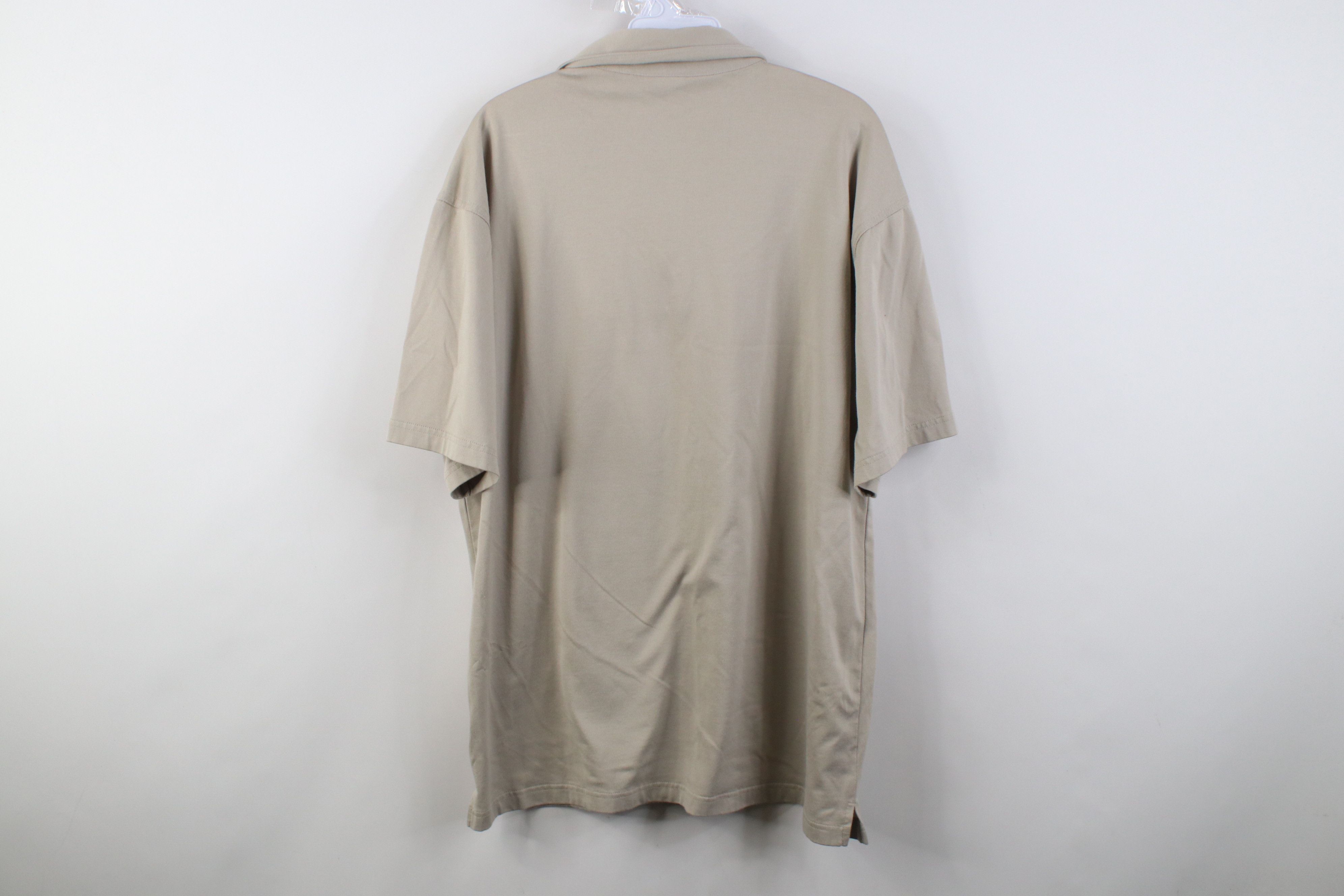 Vintage Vintage 90s Streetwear Knit Collared Golf Polo Shirt Tan Size US L / EU 52-54 / 3 - 10 Thumbnail