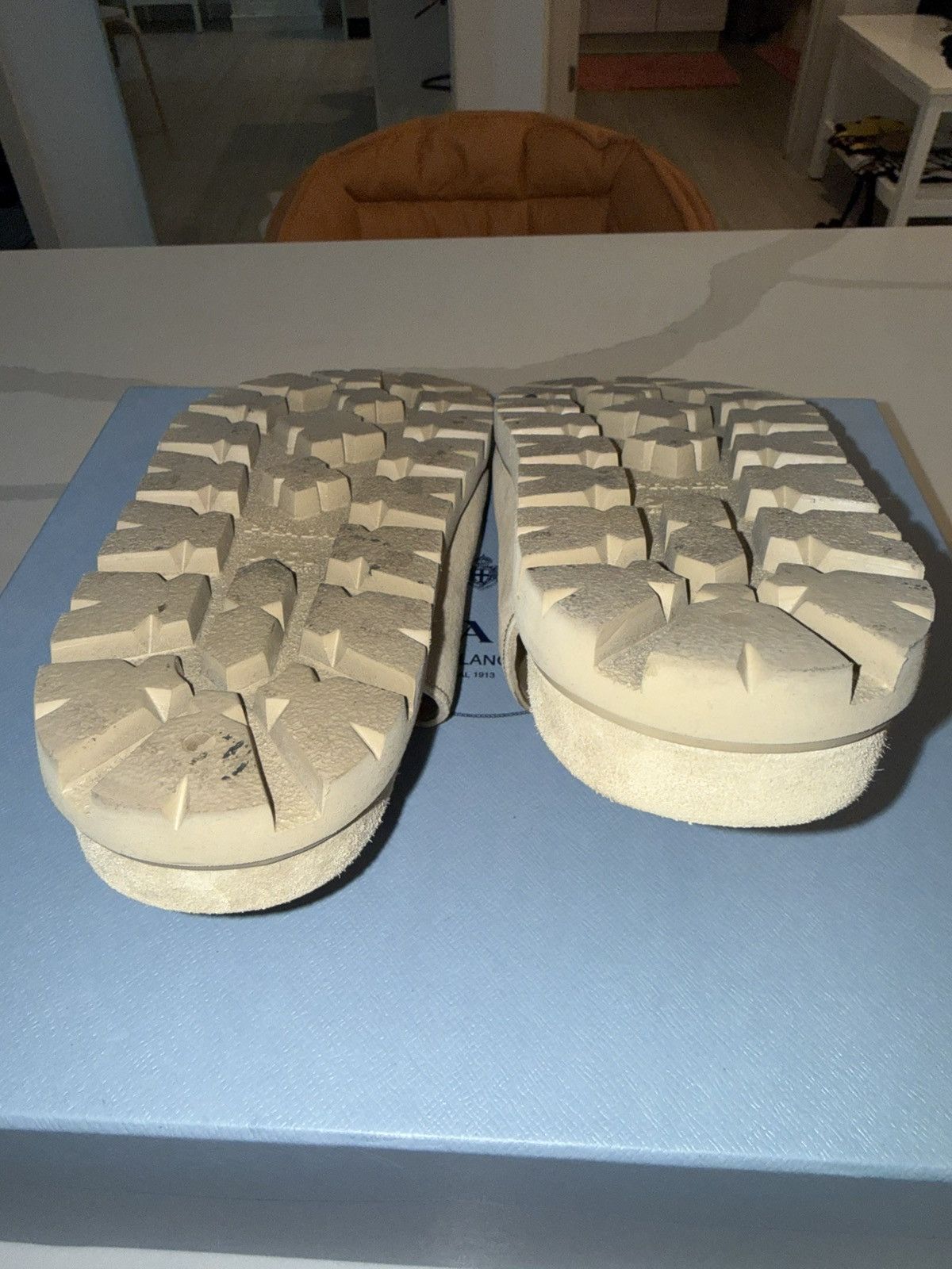 Prada Prada Suede Buckle Sandals Size US 8.5 / IT 38.5 - 13 Thumbnail
