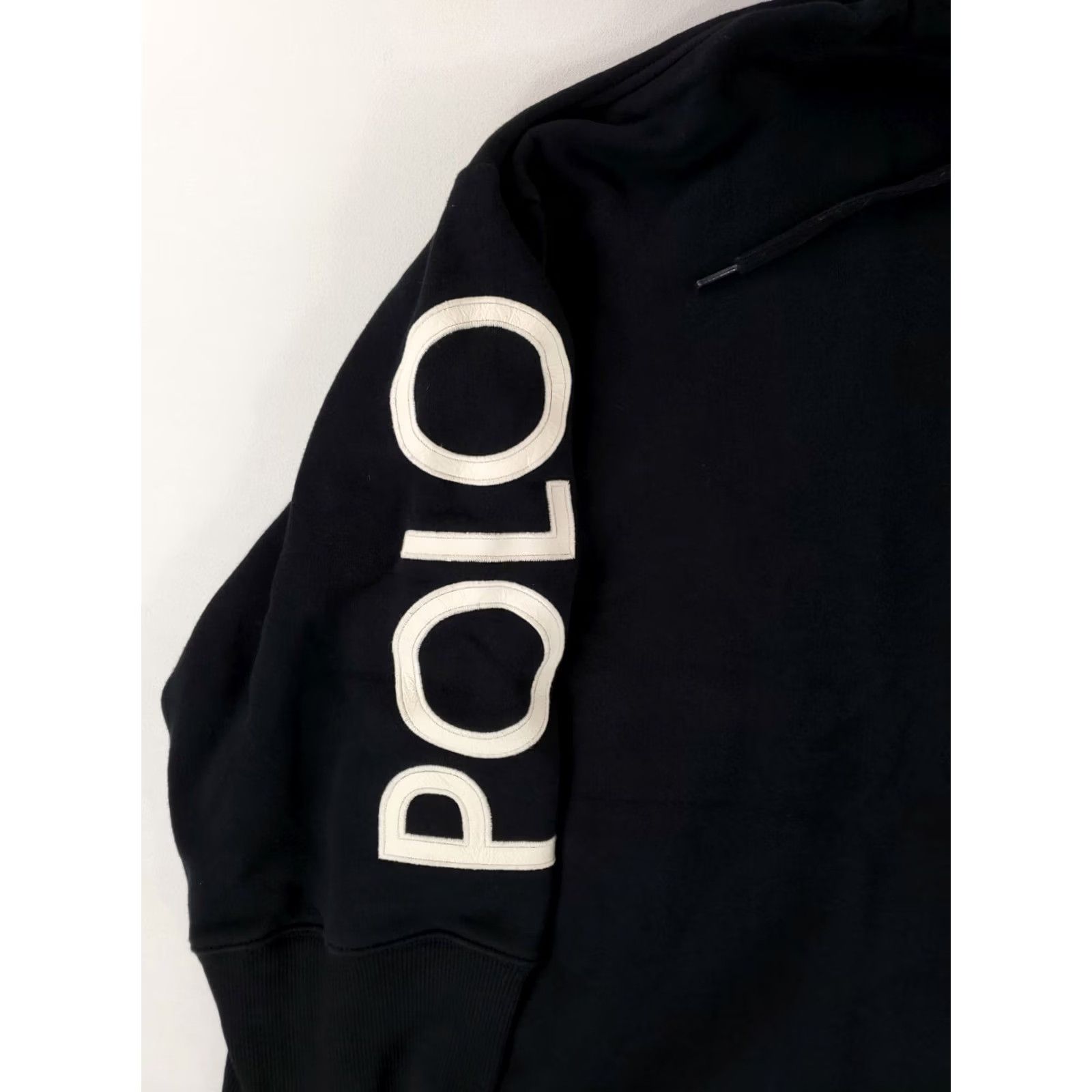 Polo Ralph Lauren Polo Ralph Lauren Hoodie Sweatshirt Black Oversized Womens XS Big Pony Pullover XS Women Size XS / US 0-2 / IT 36-38 - 3 Thumbnail