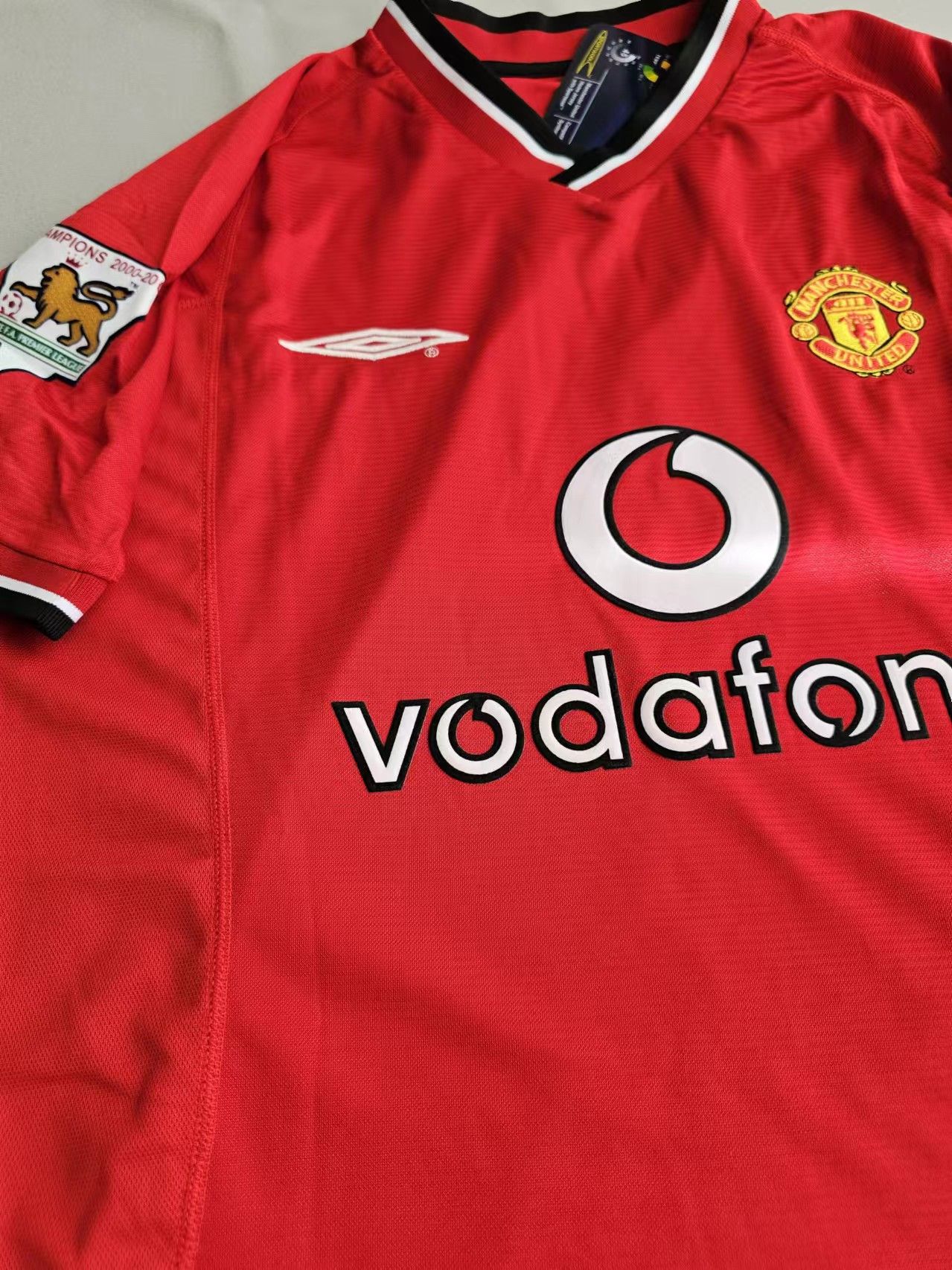 Other MUFC Beckham Jersey 2000 2001 Home Size US XL / EU 56 / 4 - 4 Thumbnail