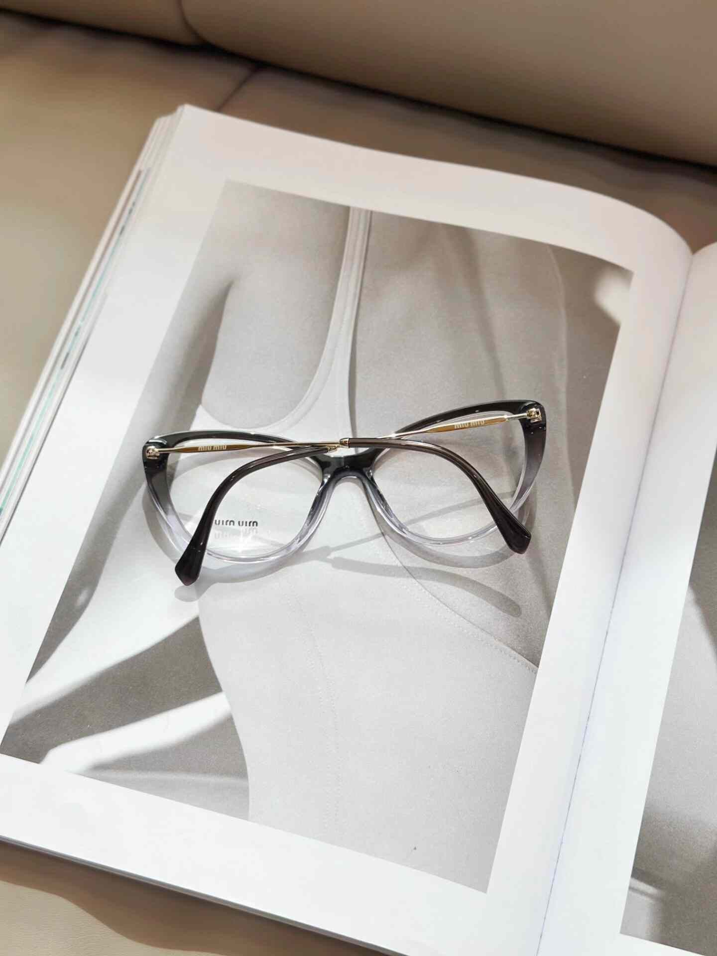Miu Miu Miumiu Black Butterfly Plain Glasses Size ONE SIZE - 1 Thumbnail