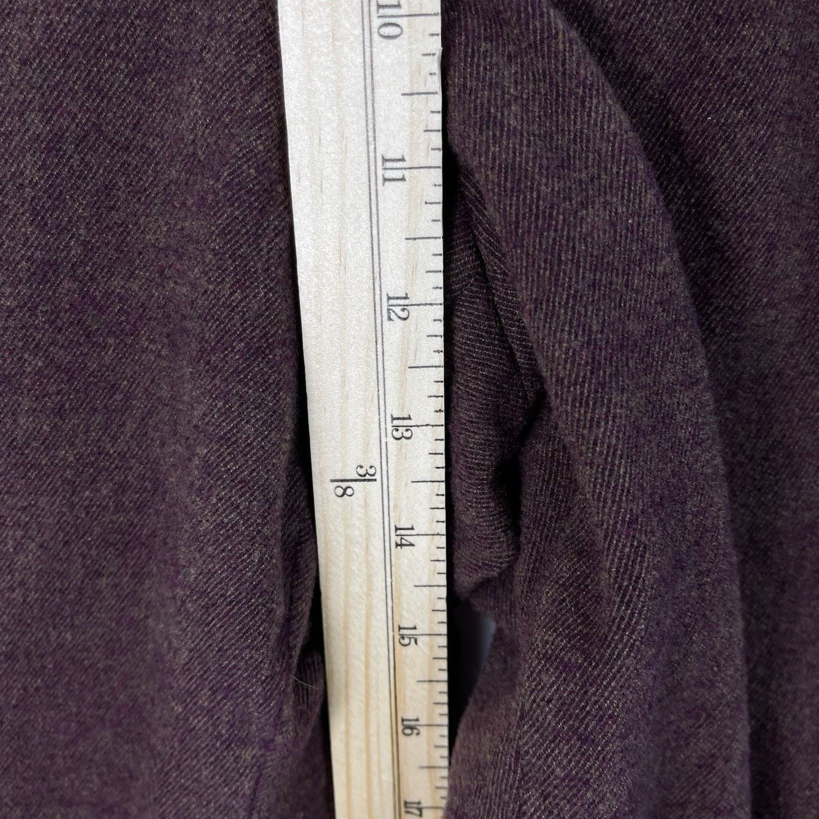 Zanella Zanella Platinum Duncan Burgandy Wool Dress Pants Italy Size US 36 / EU 52 - 14 Thumbnail