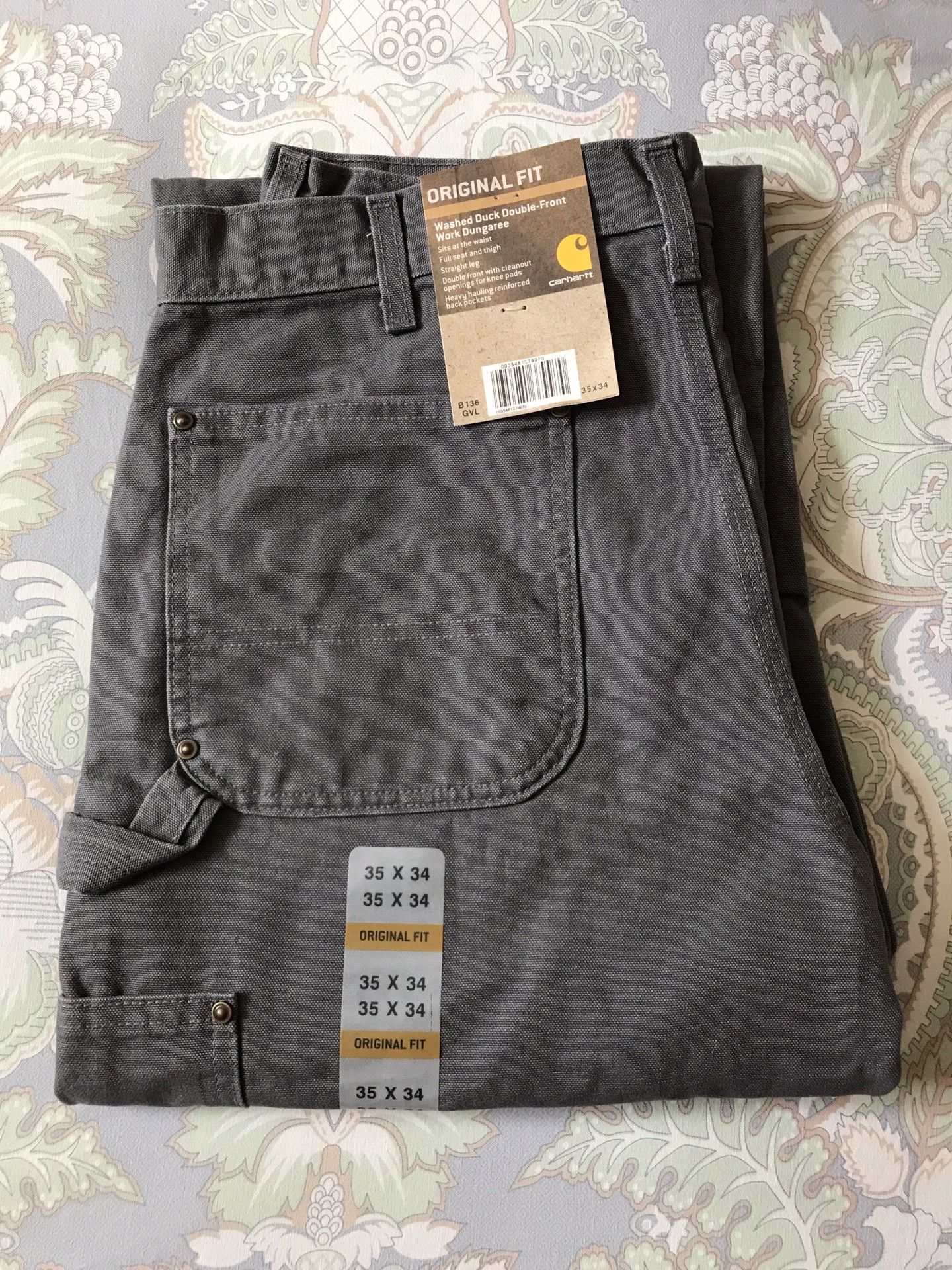 Carhartt Carhartt B136 Canvas Work Pants Size US 35 - 1 Thumbnail