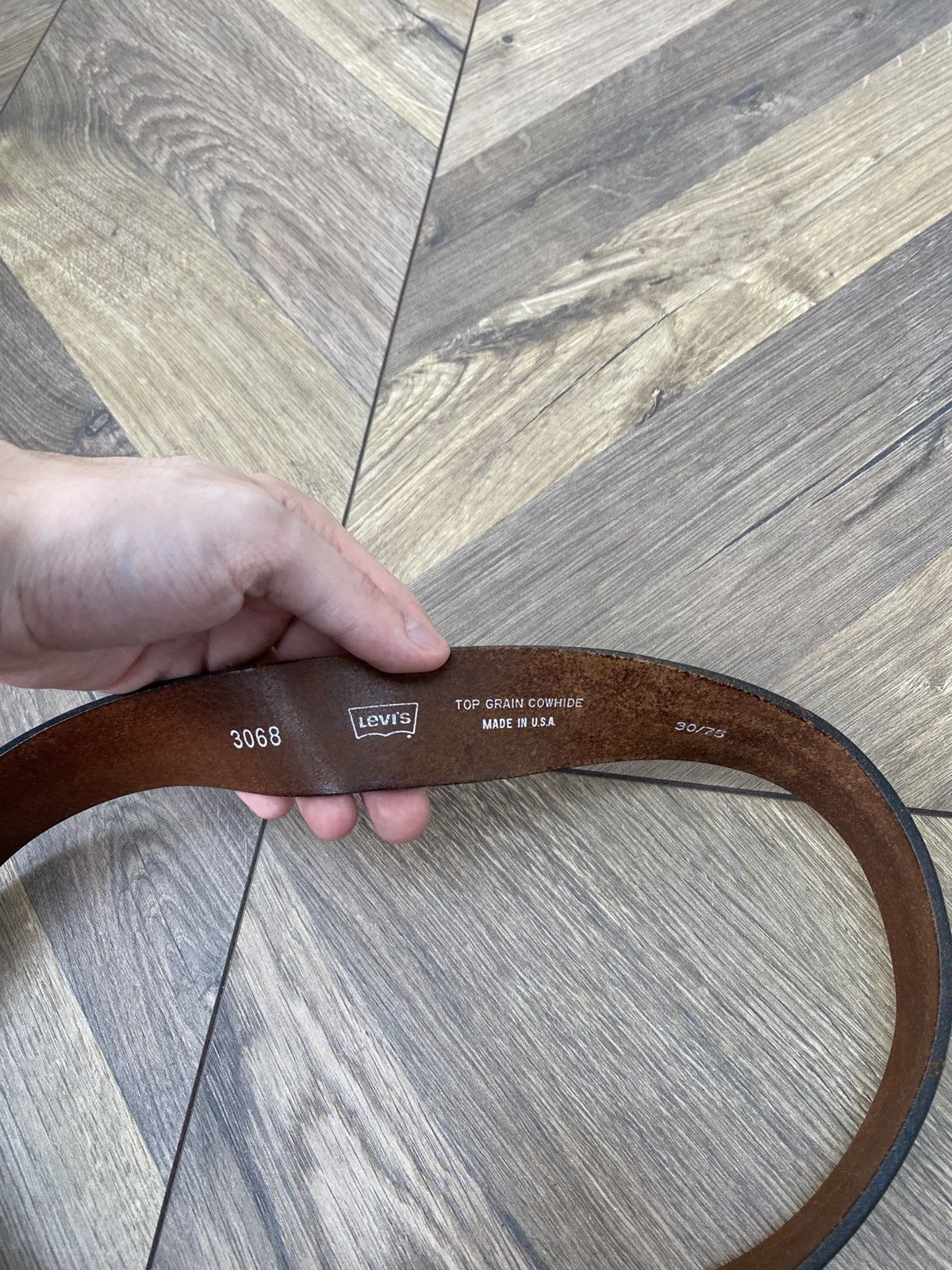 Levi's Vintage Levi’s Leather Belt Size ONE SIZE - 6 Thumbnail
