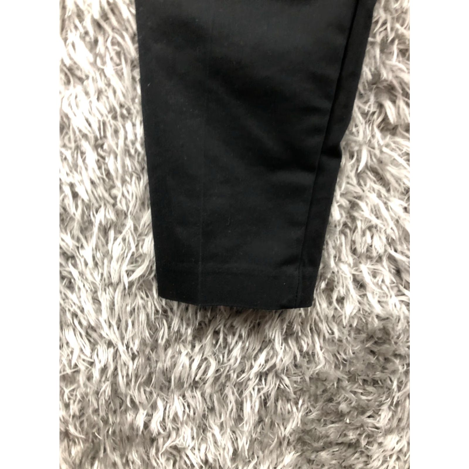 H&M H&M Black Chino Pants Womens 6 Mid Rise Stretch Hook & Eye Pants Size 28" / US 6 / IT 42 - 7 Thumbnail