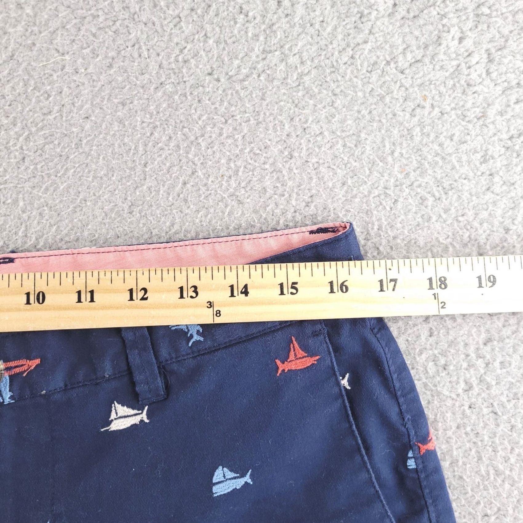 Vintage Columbia Shorts Mens 32 PFG Fishing Blue Chino Khaki Sailfish Cotton Fish Print Blue 32 Men Fish Chino Shorts Size US 32 / EU 48 - 6 Thumbnail