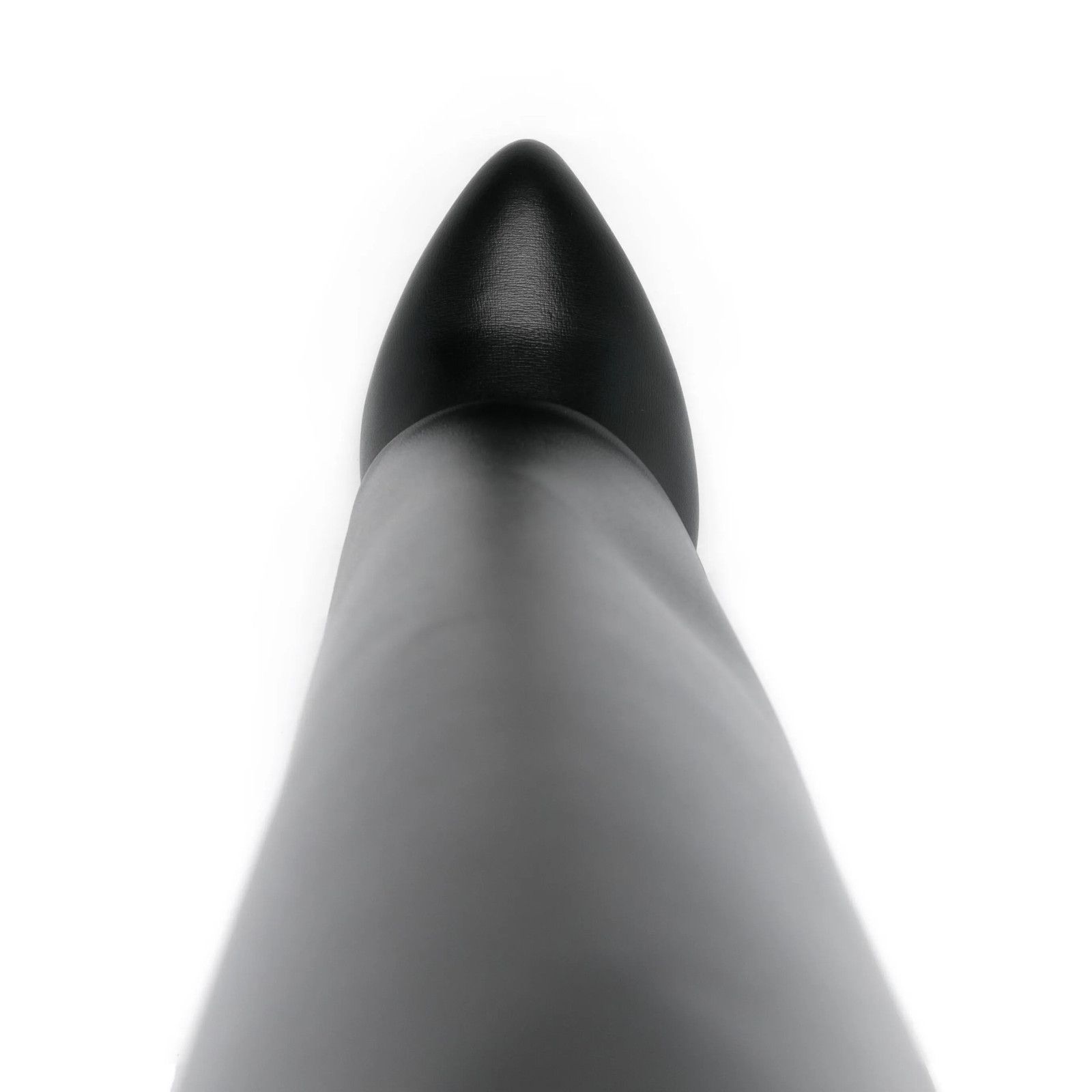 Givenchy Givenchy Shark Lock Pant Black Leather Knee High Boots 42 Size US 12 / IT 42 - 8 Thumbnail