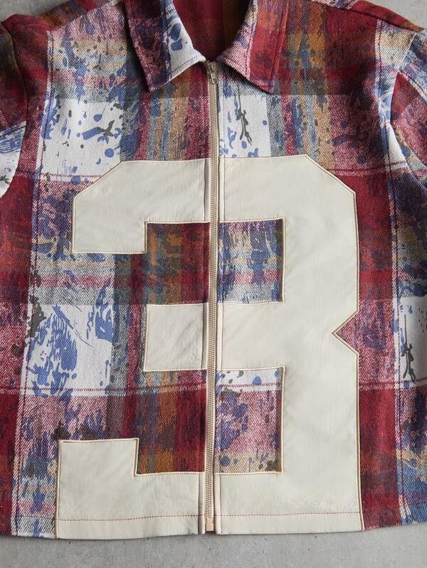 Japanese Brand Retro Tapestry 3 Patch Work Bomber Zip Up Jacket Size US L / EU 52-54 / 3 - 4 Thumbnail
