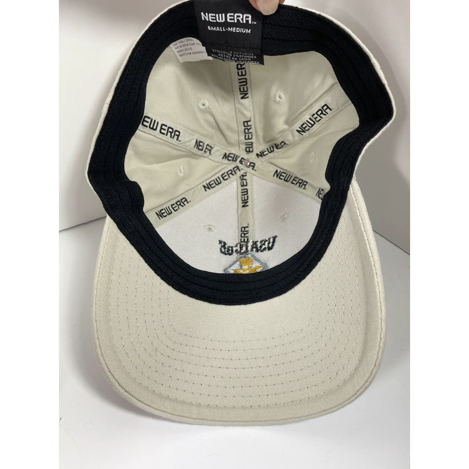 New Era New Era Army Baseball Cap Fitted Sz S/M Light Beige Embroidery Logo Unisex Adults Cap Size ONE SIZE - 7 Thumbnail