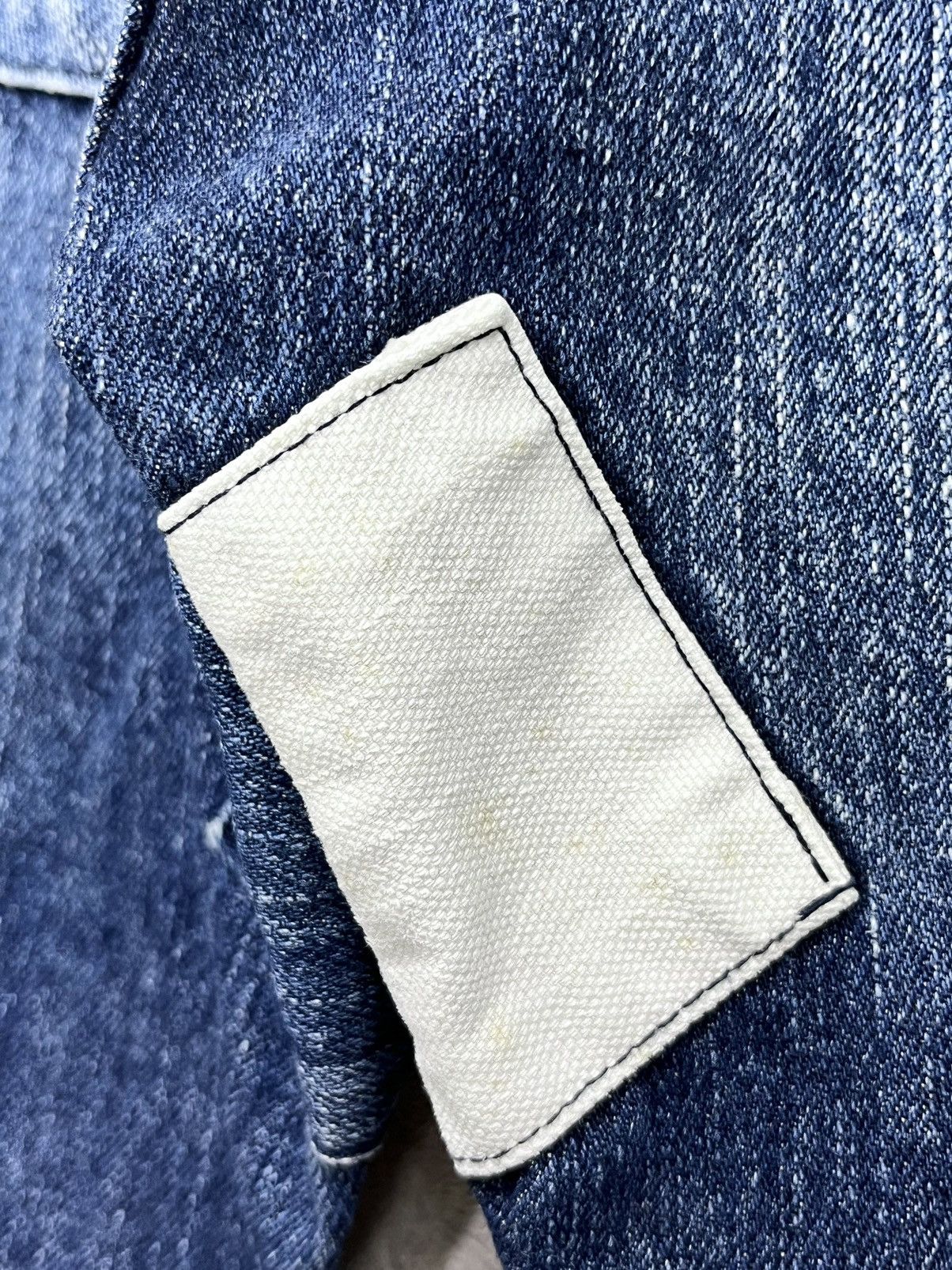 KOJIMA GENES Vintage KARAKOTO KOJIMA Grunge Patchwork Bleach Faded Denim Size US 28 / EU 44 - 7 Thumbnail