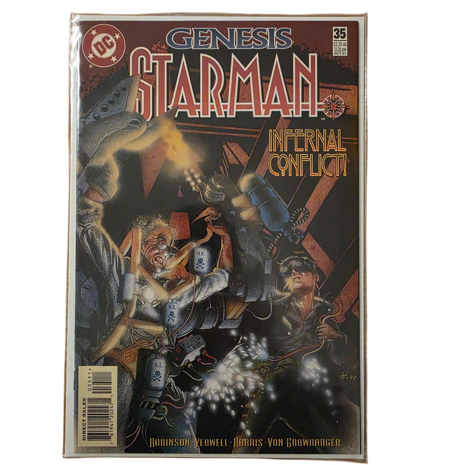DC Comics Starman Genesis #35 1997 DC Comic Very Fine/Near Mint (C) Size ONE SIZE - 4 Thumbnail