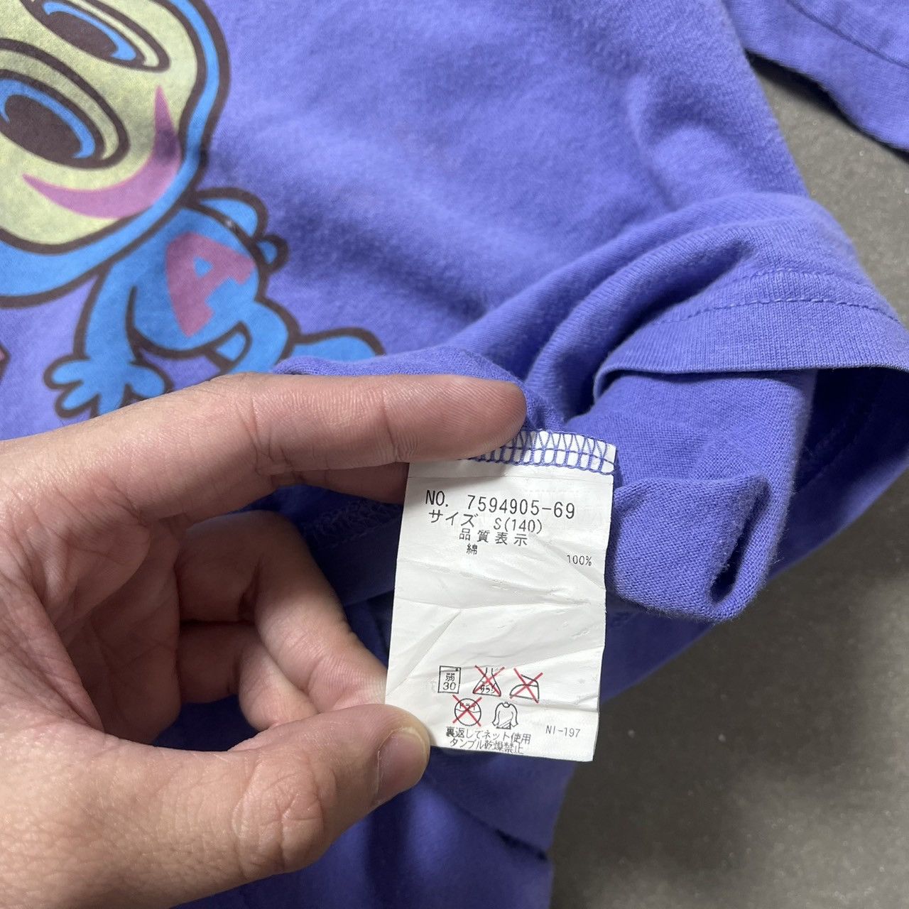 Angel Blue × Japanese Brand Angel Blue Purple Long Sleeve T-shirt Size S / US 4 / IT 40 - 5 Thumbnail