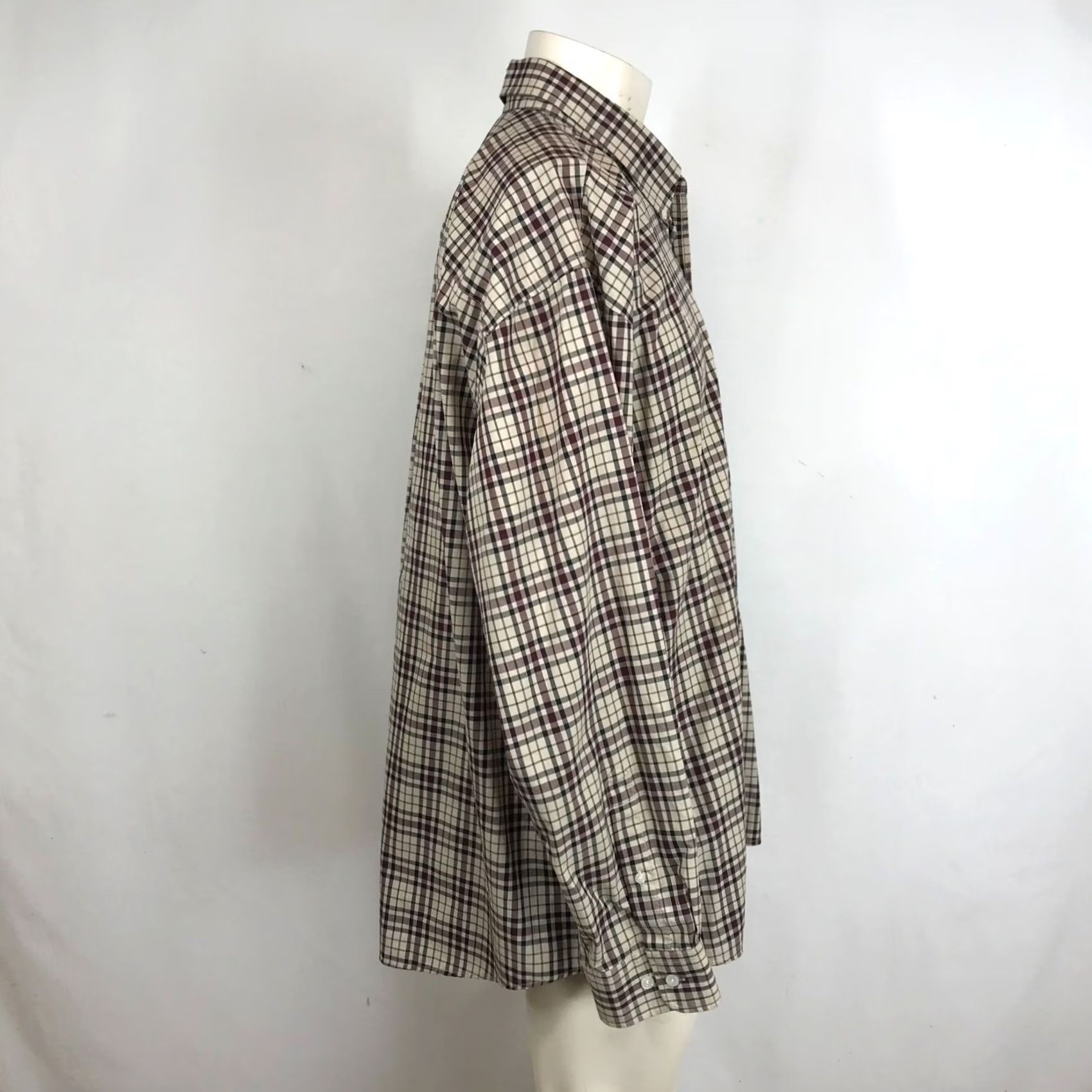 Pendleton Pendleton Men's XXL Tan Check Long Sleeve Button Collared Metro Shirt Size US XXL / EU 58 / 5 - 4 Thumbnail