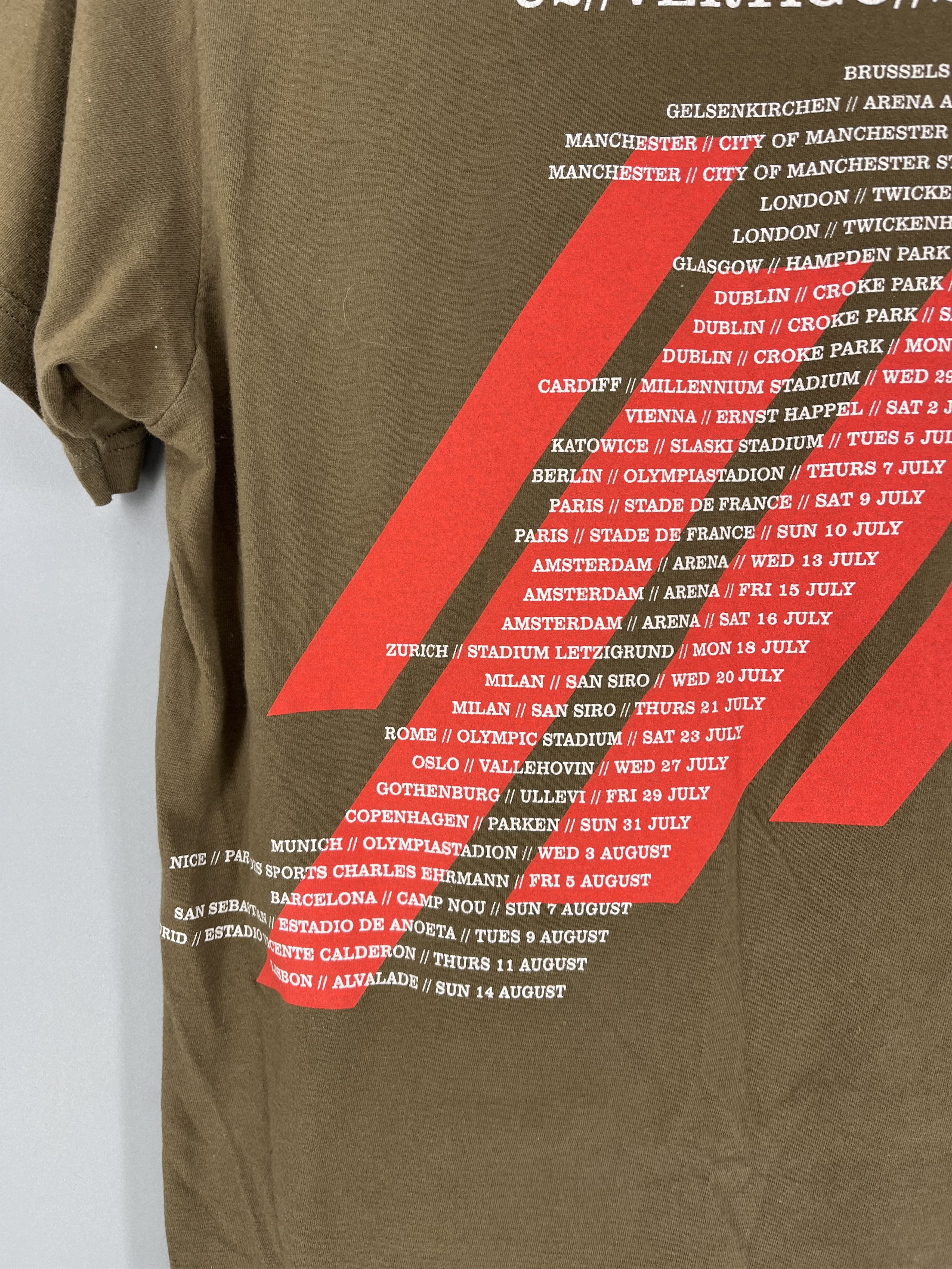 Vintage U2 Vertigo Tour 2005 Concert Band Size S T-shirt Green Retro Size US S / EU 44-46 / 1 - 8 Thumbnail